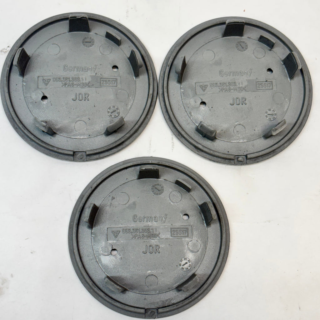 GENUINE PORSCHE 1 REP CAP 911 HUB CAPS GRAY METALLIC 993361303