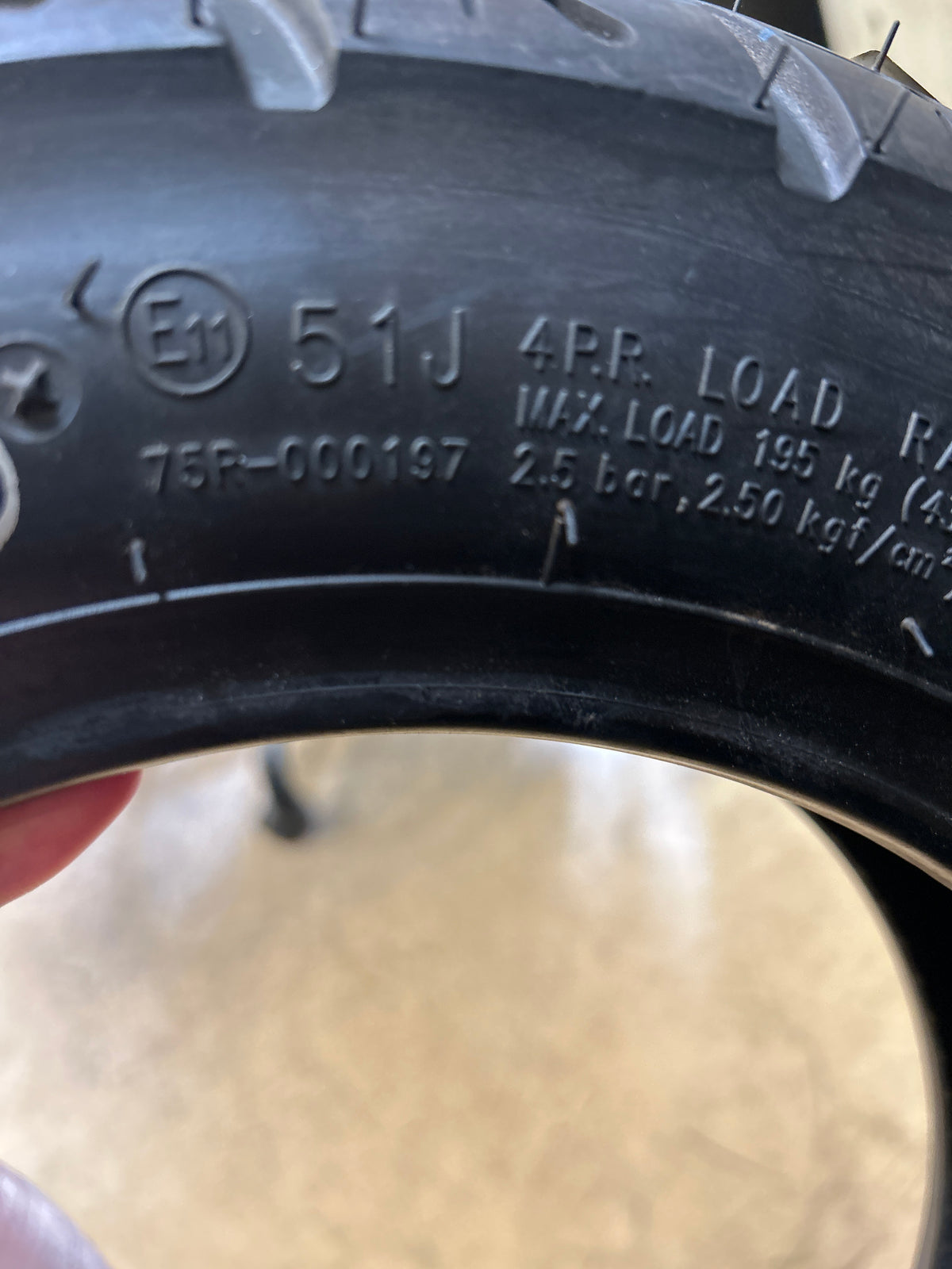 KENDA K329 BSW 3.50-10 51J DUAL SCOOTER TIRE 043291041B1
