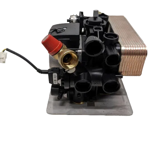 NTI 84744 GRUNDFOS COMBI BLOCK IWC MISSING VALVE DAMAGED SAFETY CLIP