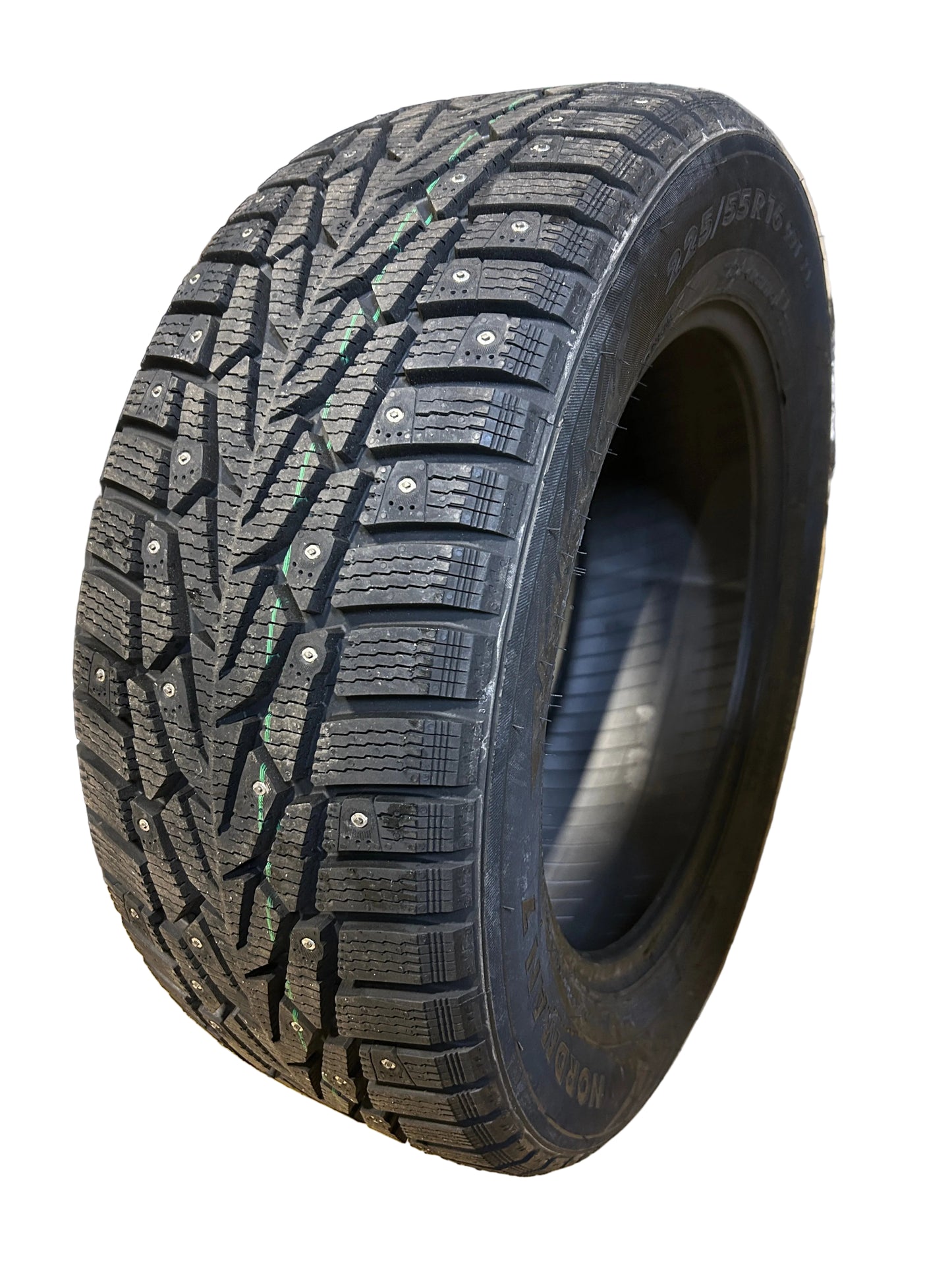NOS NOKIAN NORDMAN 7 STUDDED BSW P 225 55 16 99T XL WINTER TIRE TS32296