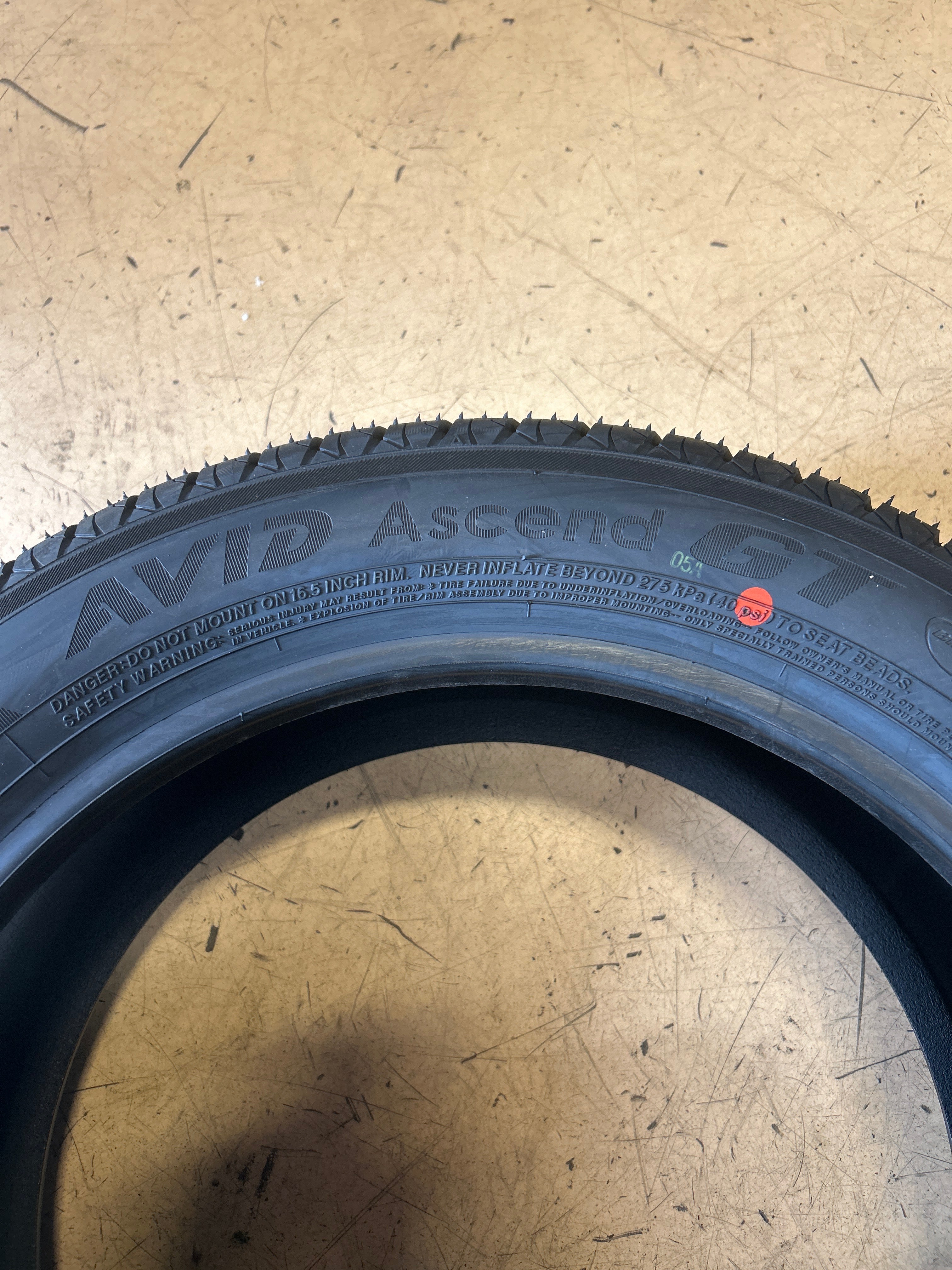 2 YOKOHAMA AVID ASCEND GT BSW P 195 55 16 87V ALL SEASON TIRE 110132710