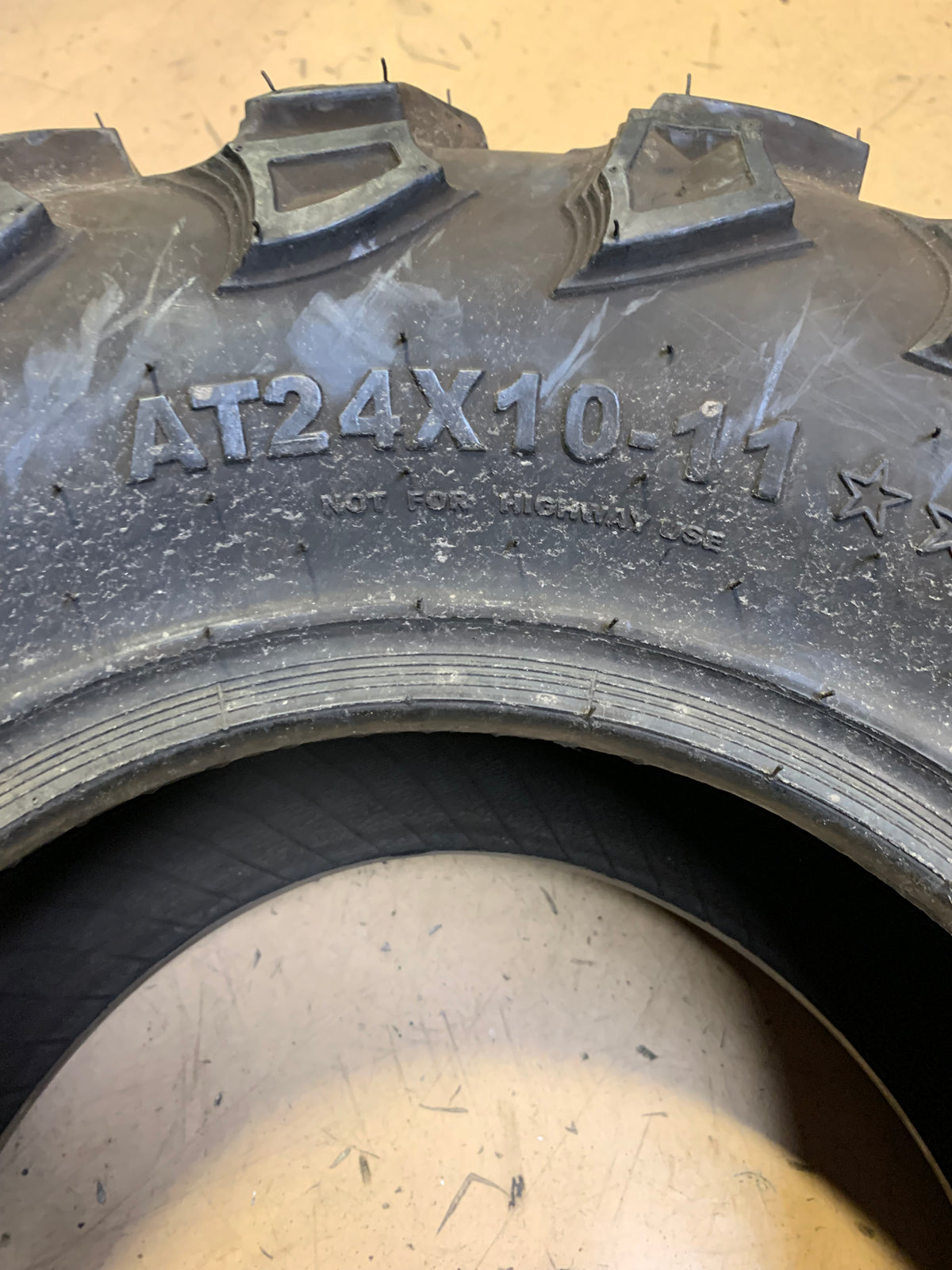 NOS STI OUT AND BACK HT BSW AT 24 10 11 6PLY ATV/UTV TIRE 241011