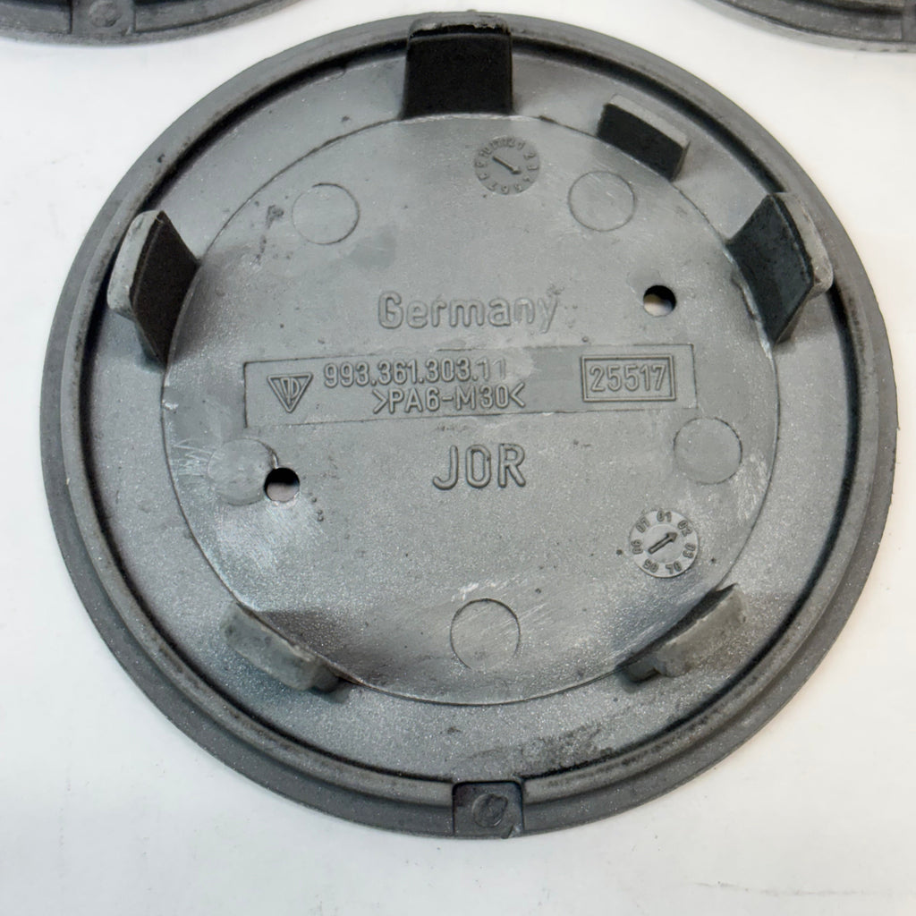 GENUINE PORSCHE 1 REP CAP 911 HUB CAPS GRAY METALLIC 993361303