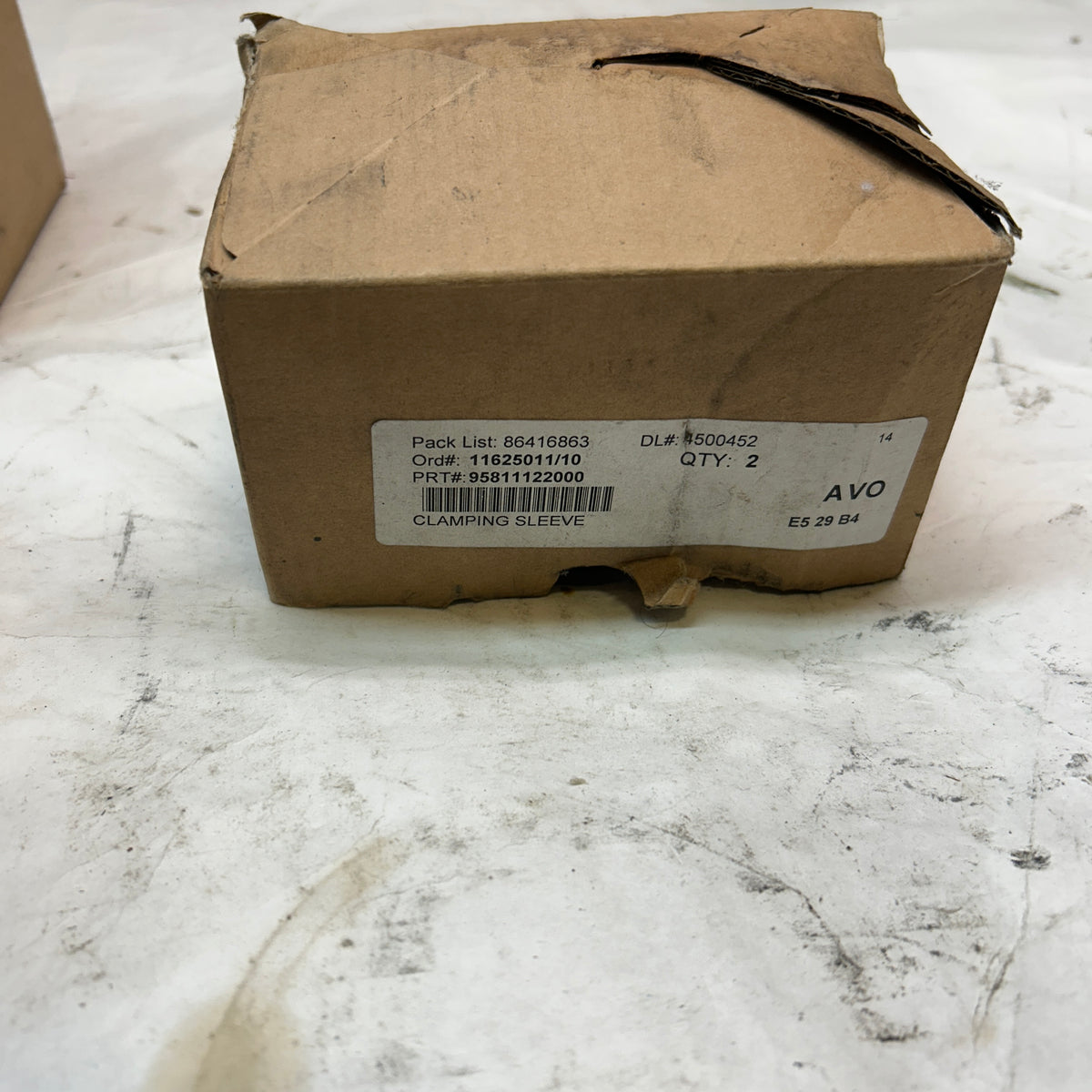 PORSCHE CAYENNE 2011-2014 EXHAUST COUPLING PIPE CLAMP 95811122000