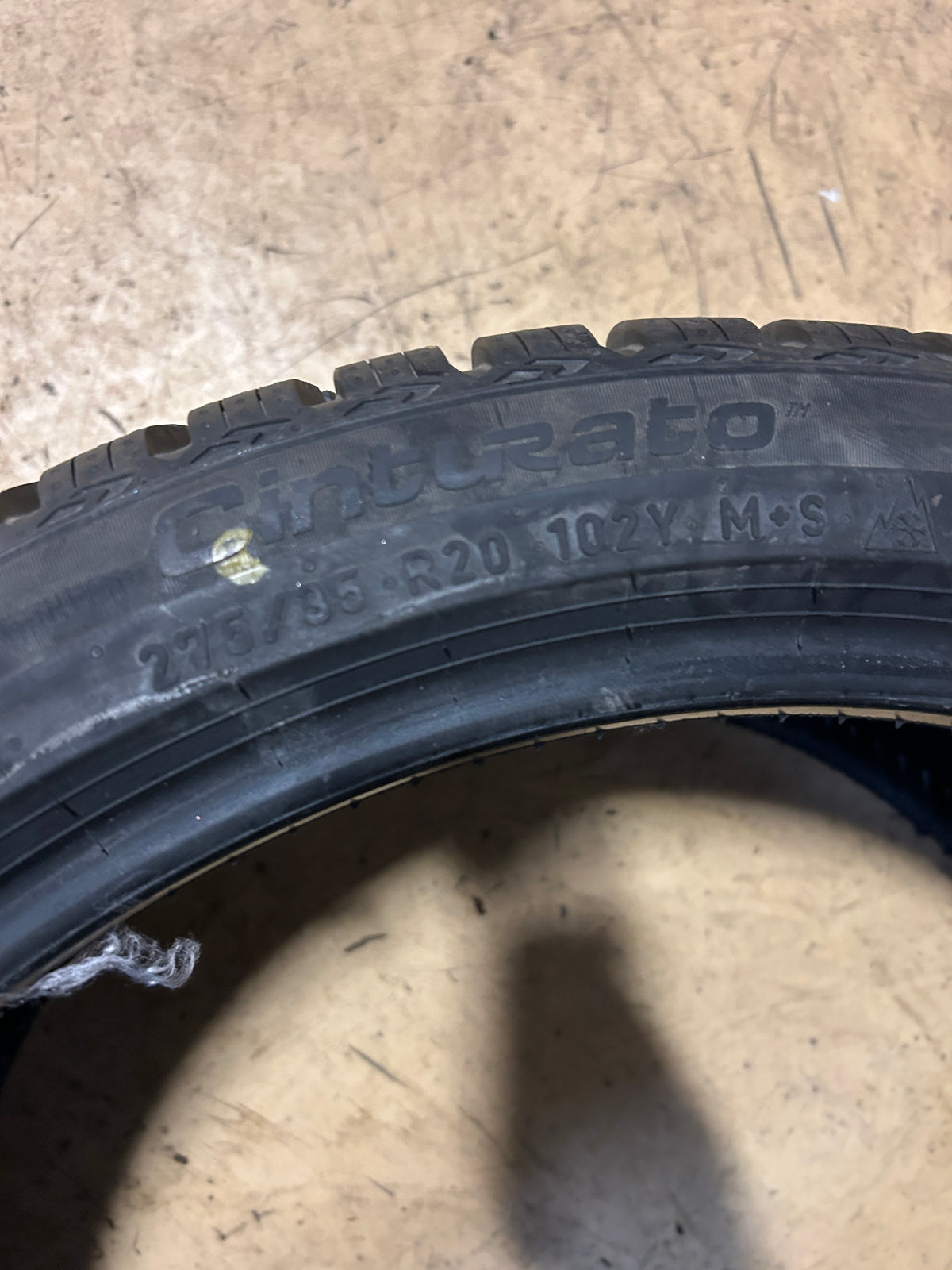 PIRELLI CINTURATO WEATHERACTIVE P 275 35 20 102Y XL ALL WEATHER TIRE 4166300