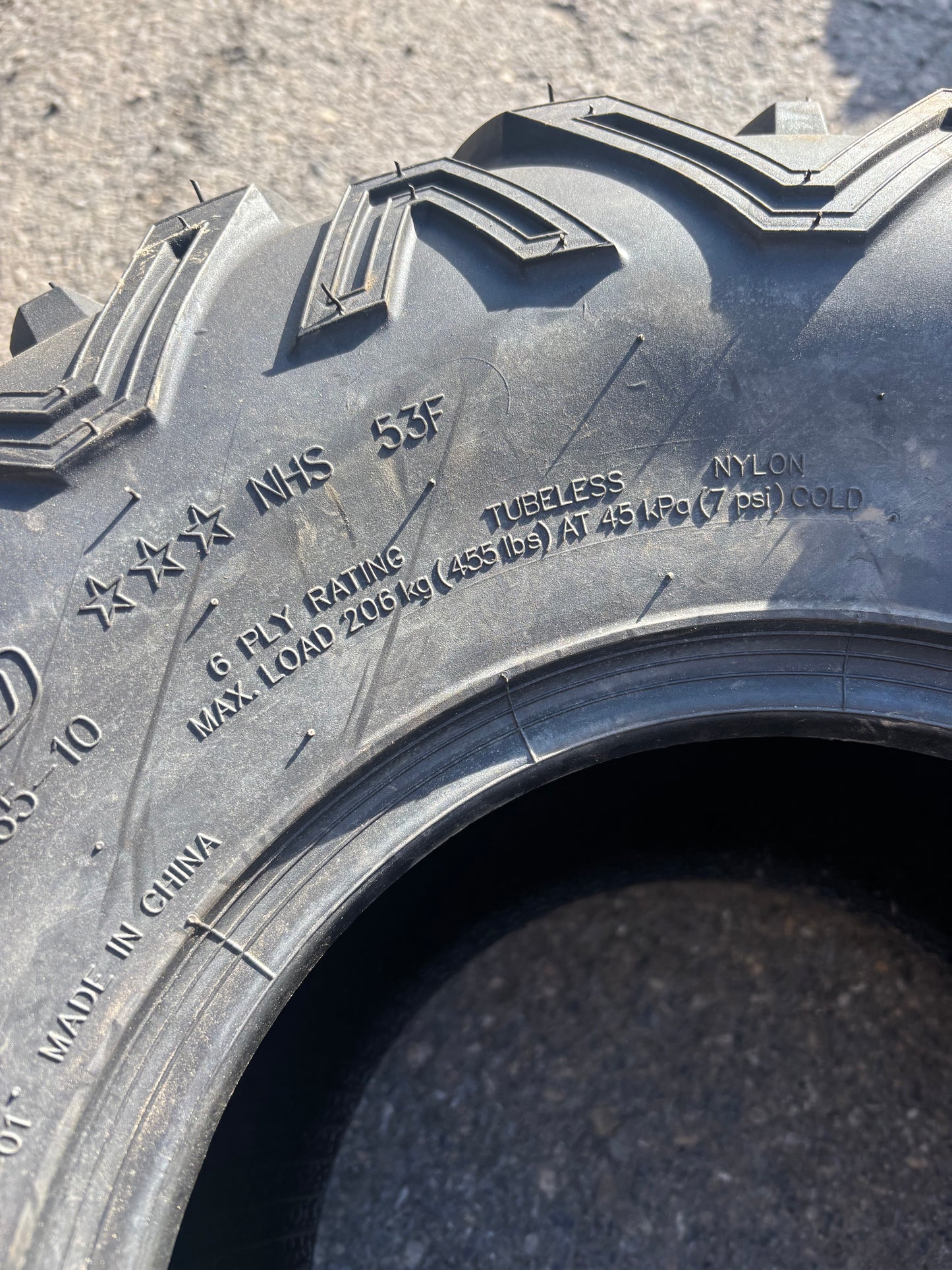 WANDA P3501 BSW P 25 11 10 53F 6PLY ATV/UTV TIRE 10428