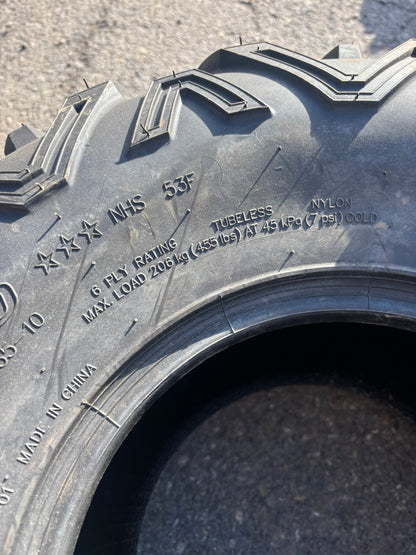 WANDA P3501 BSW P 25 11 10 53F 6PLY ATV/UTV TIRE 10428