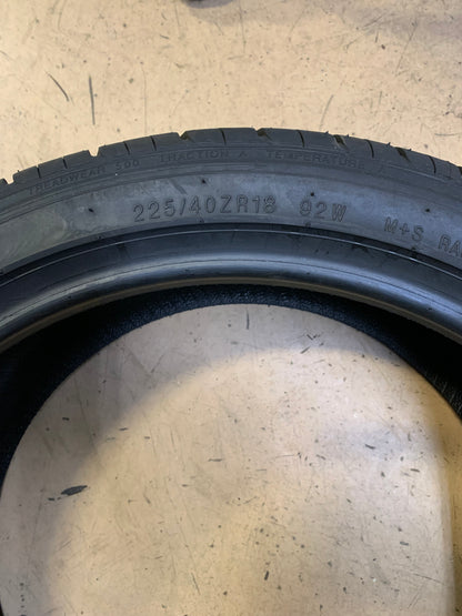 KUMHO ECSTA LX PLATINUM BSW XL  225 40 18 92W ALL SEASON TIRE 2104623