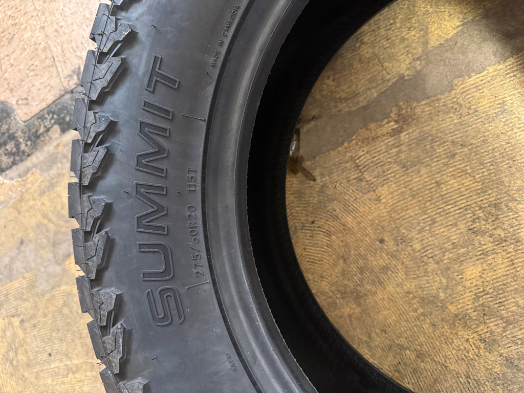 SUMMIT TRAIL CLIMBER AT02 BSW P 275 60 20 115T ALL TERRAIN TIRE 20913