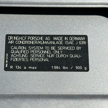 PORSCHE HOOD PANEL SILVER 05-13 PORCHE 911, BOXSTER, CAYMAN 997 511 011 00