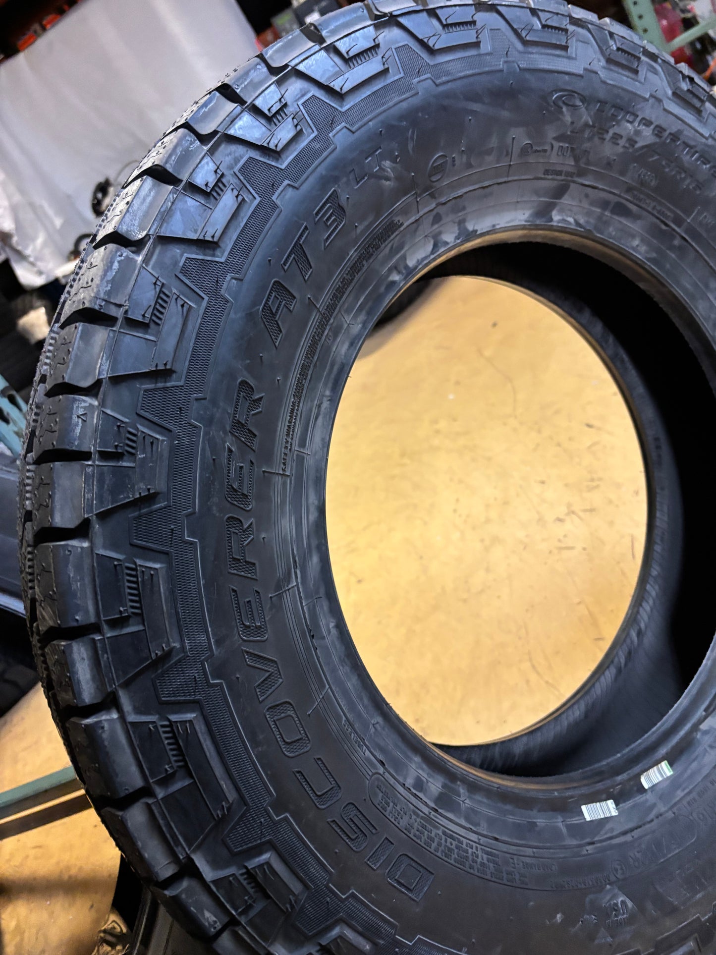 COOPER DISCOVERER AT3 BSW LT 225 75 16 115/112R LRE 10 PLY ALL TERRAIN TIRE 170005030