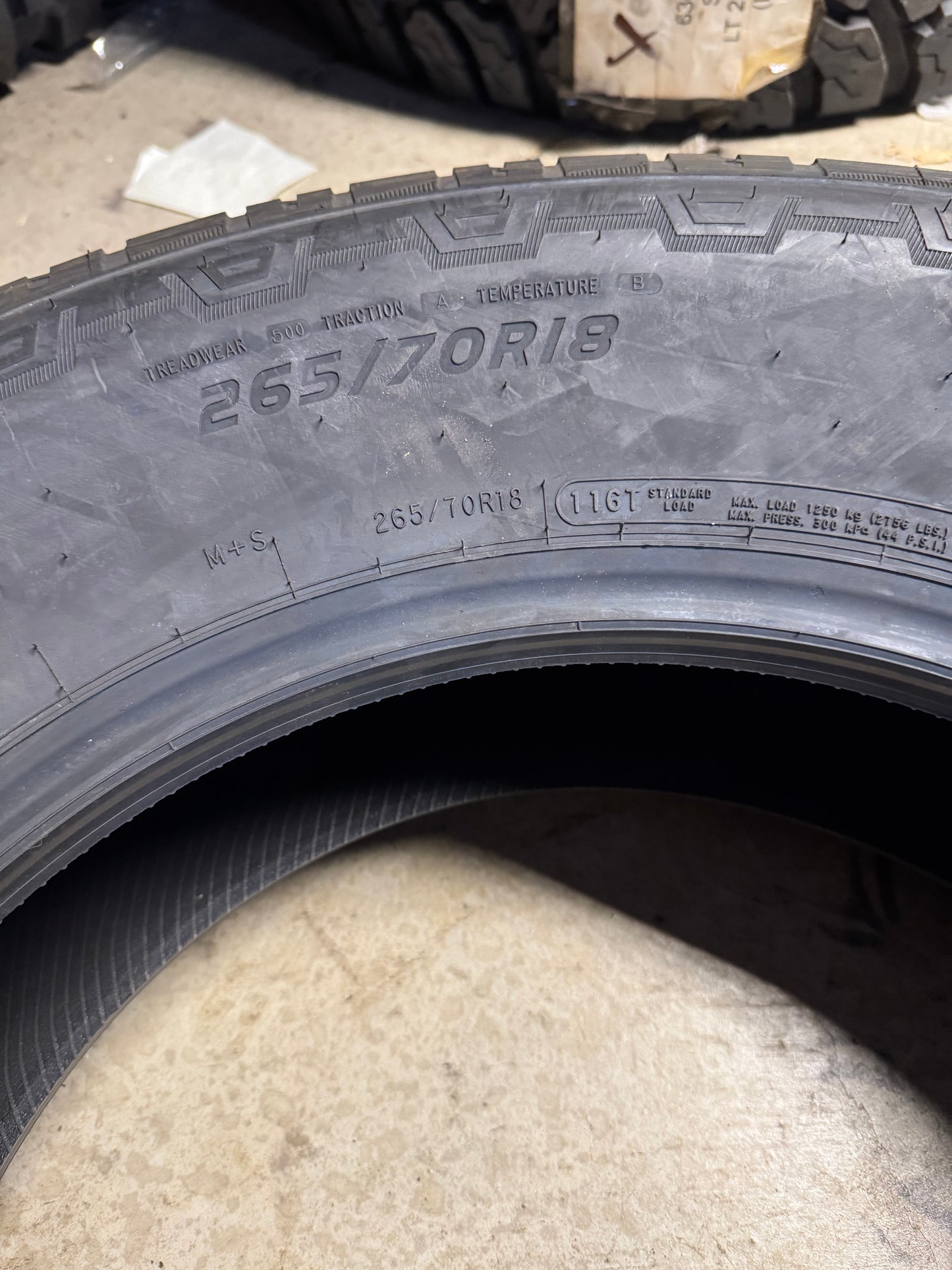 IRONMAN ALL COUNTRY AT2 BSW P 265 70 18 116T ALL TERRAIN TIRE 7628