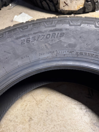 IRONMAN ALL COUNTRY AT2 BSW P 265 70 18 116T ALL TERRAIN TIRE 7628