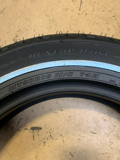 DUNLOP HARLEY DAVIDSON D402 NWW  90 16 74H FRONT MOTORCYCLE TIRE 45006847