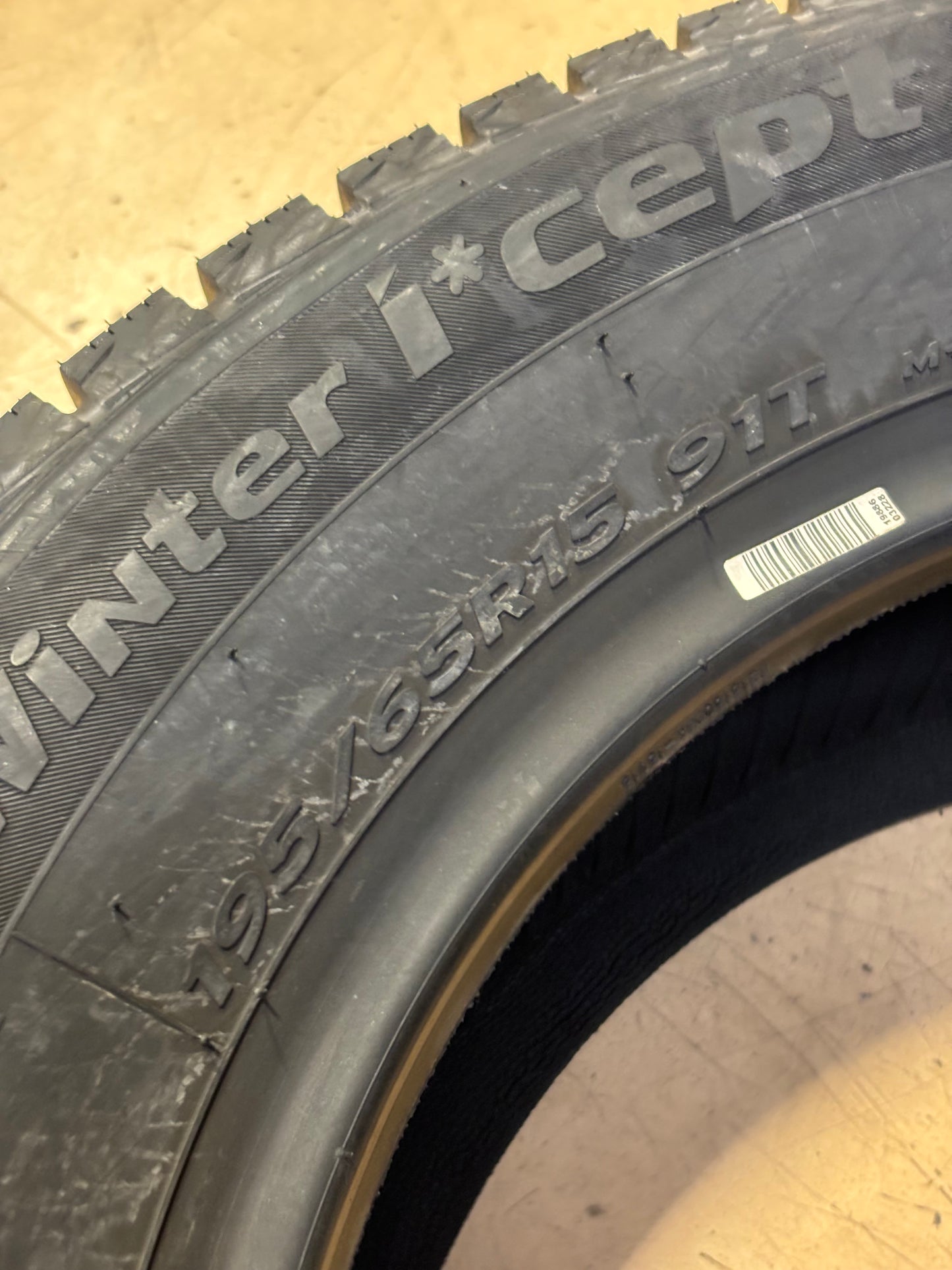 HANKOOK WINTER I*CEPT IZ2 W616 P 195 65 15 91T SL SNOW WINTER TIRE 1020339