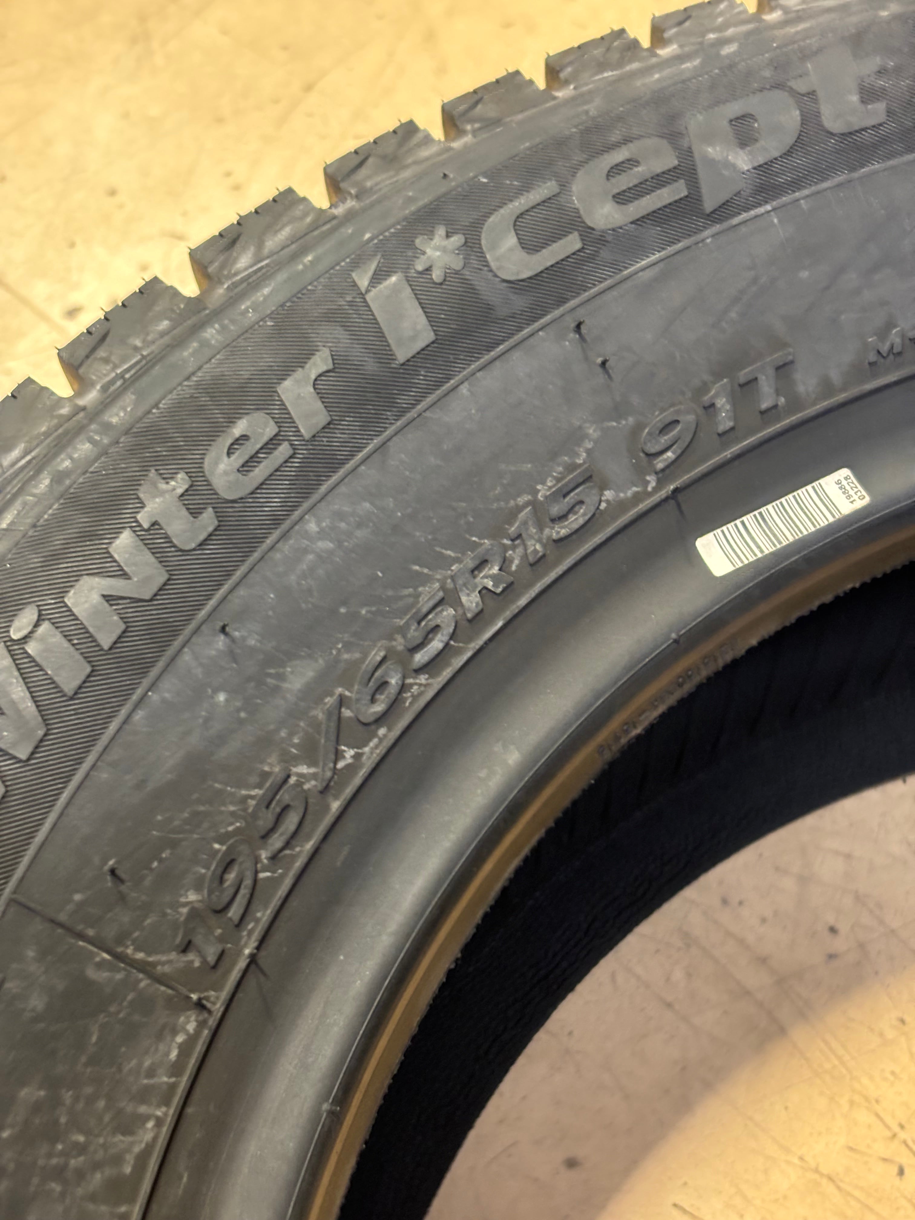 HANKOOK WINTER I*CEPT IZ2 W616 P 195 65 15 91T SL SNOW WINTER TIRE 1020339