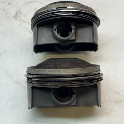 2 USED GENUINE PORSCHE 964 3.6L PISTONS, CYLINDERS, PINS, RINGS 95ZN6 ++++
