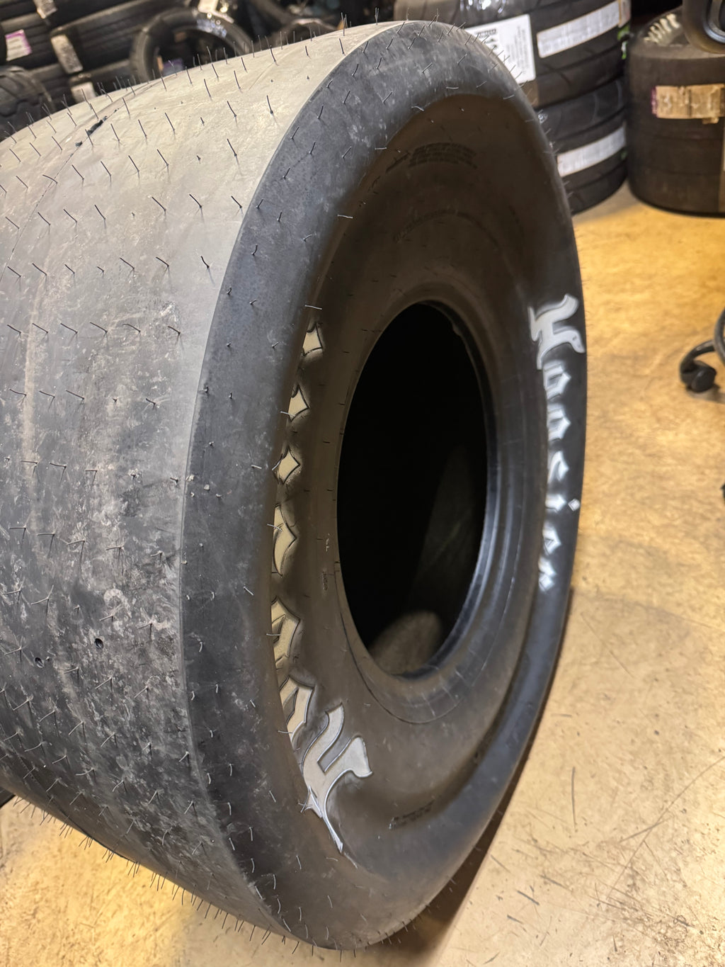 HOOSIER CO7 OWL  14.5 33 15 DRAG TIRE 18367 ROLLOVER 107 1/2"