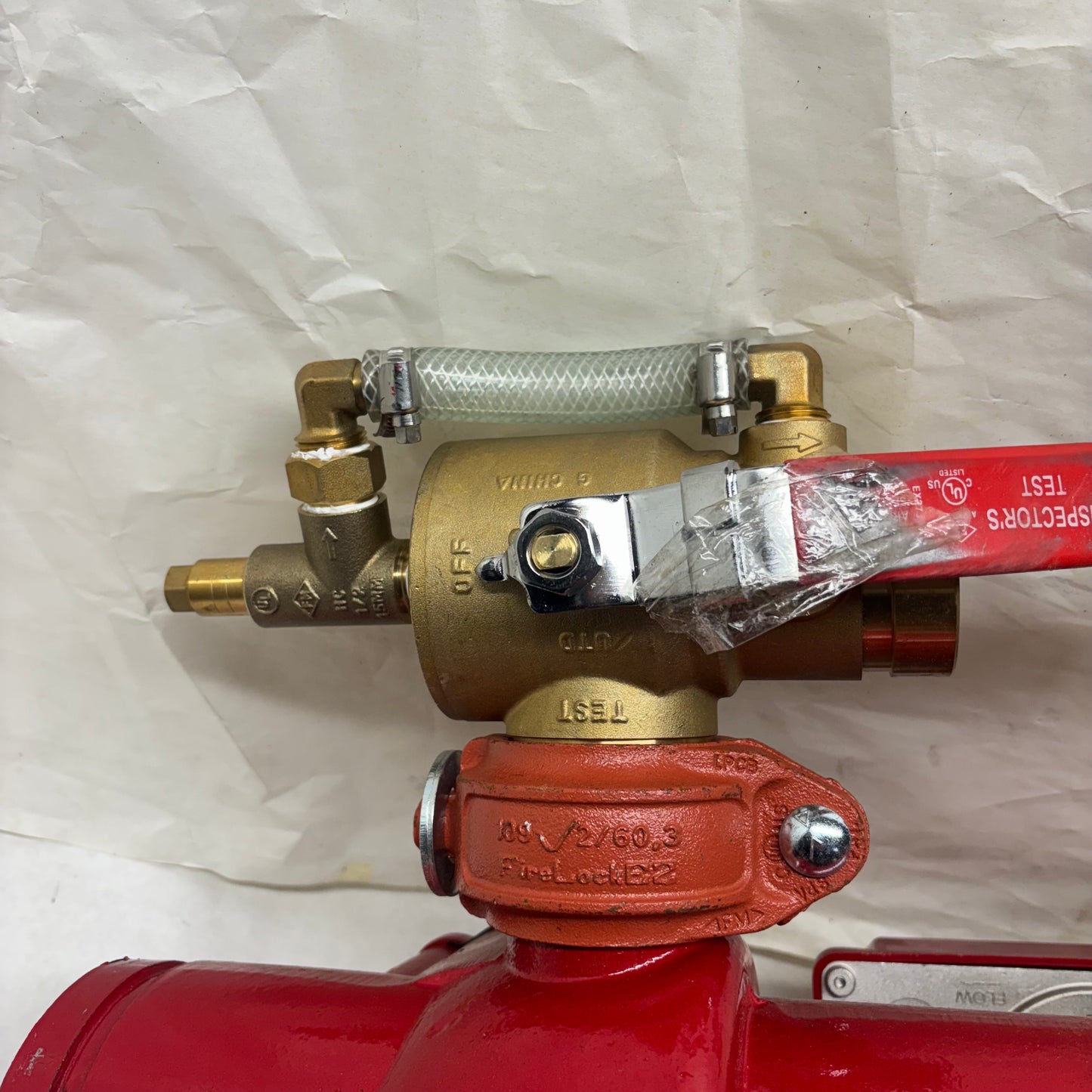 VICTAULIC S040UMC101 4" MANIFOLD CHECK ASSY. LEFT HAND W/ CONTROL VALVE/HOSE GXG UNIVERSAL