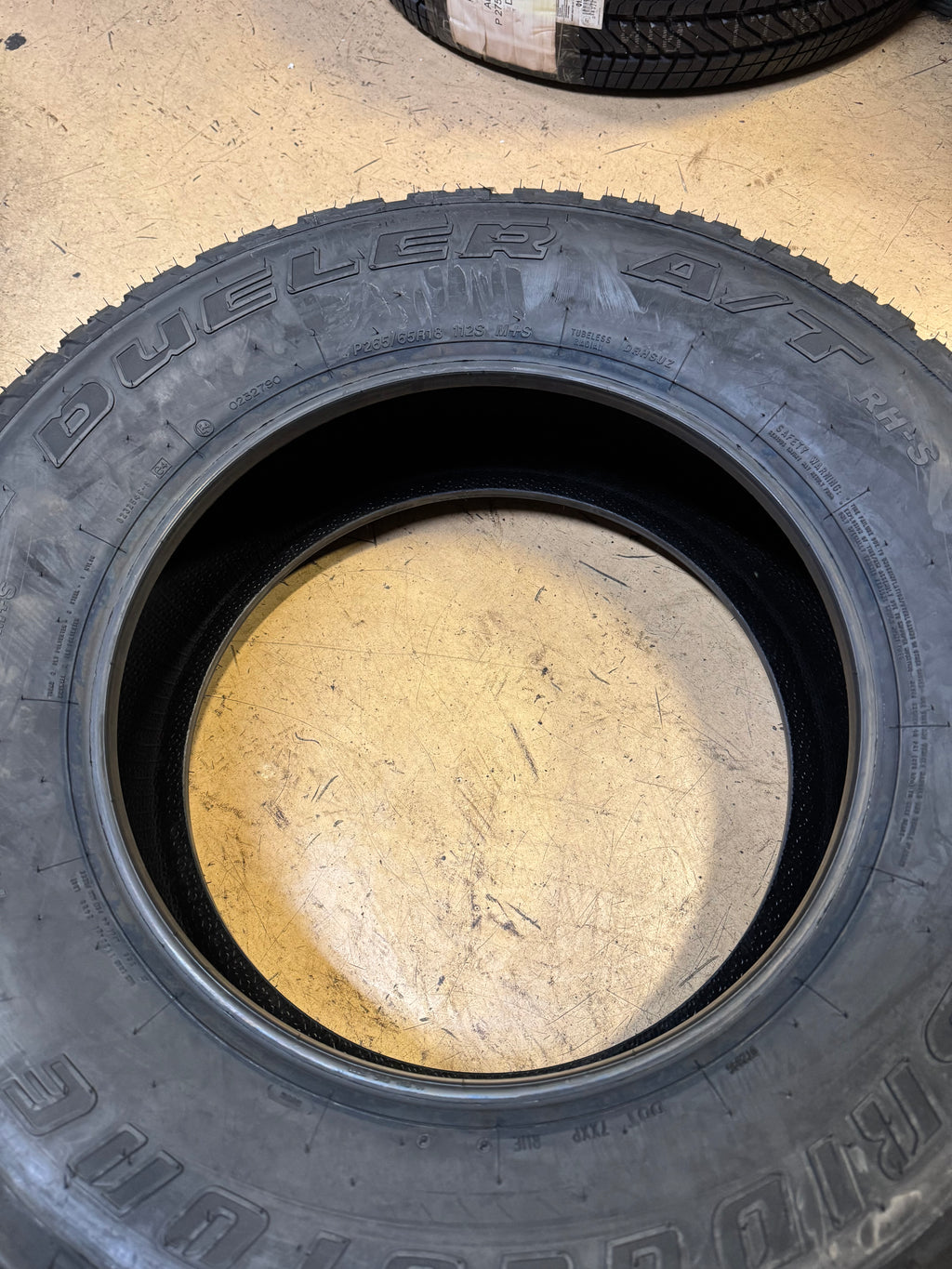2 BRIDGESTONE DUELER A/T RH-S BSW P 265 65 18 112S ALL TERRAIN TIRE 054018