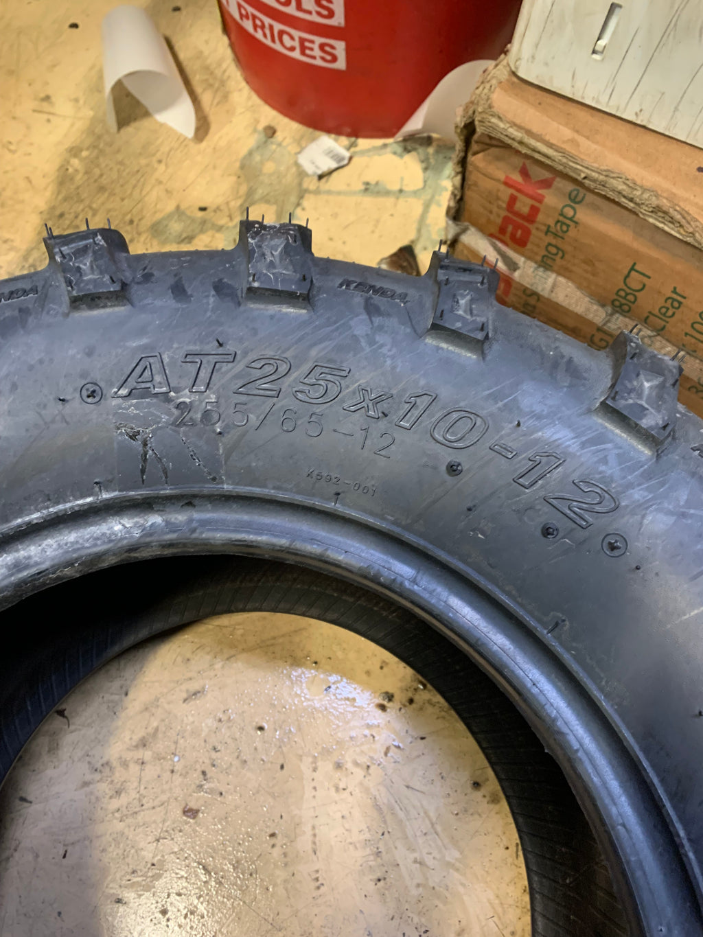 KENDA BEAR CLAW EVO BSW AT 25 10 12 6PLY ATV/UTV TIRE 85921292C1