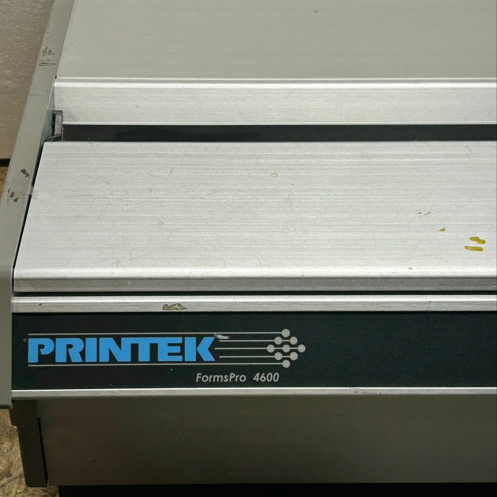 USED PRINTEK FORMSPRO 4600 DOT MATRIX PRINTER 92361