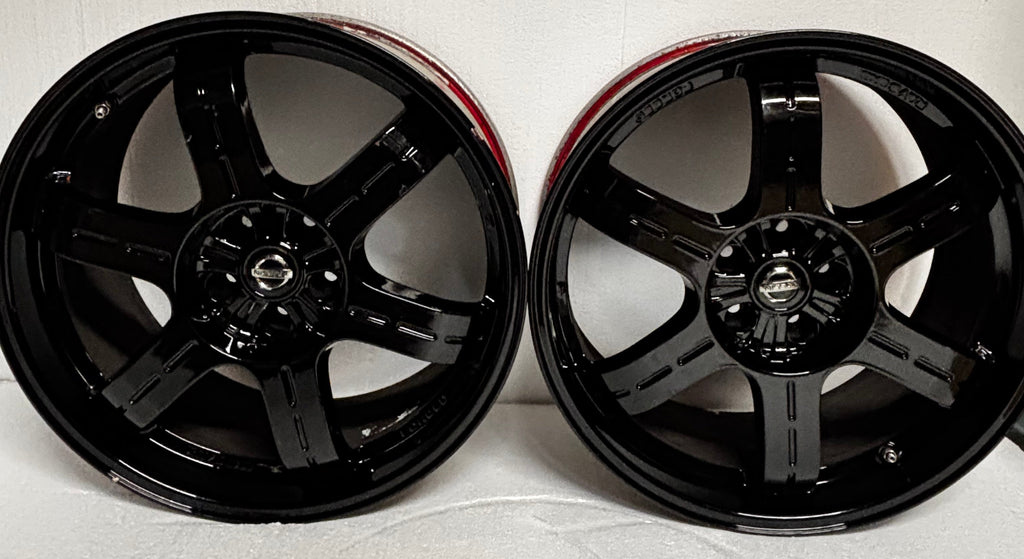 2 USED FRONT REPAINTED NISSAN GTR GT-R R35 20X9.5 ET45 5X4.5