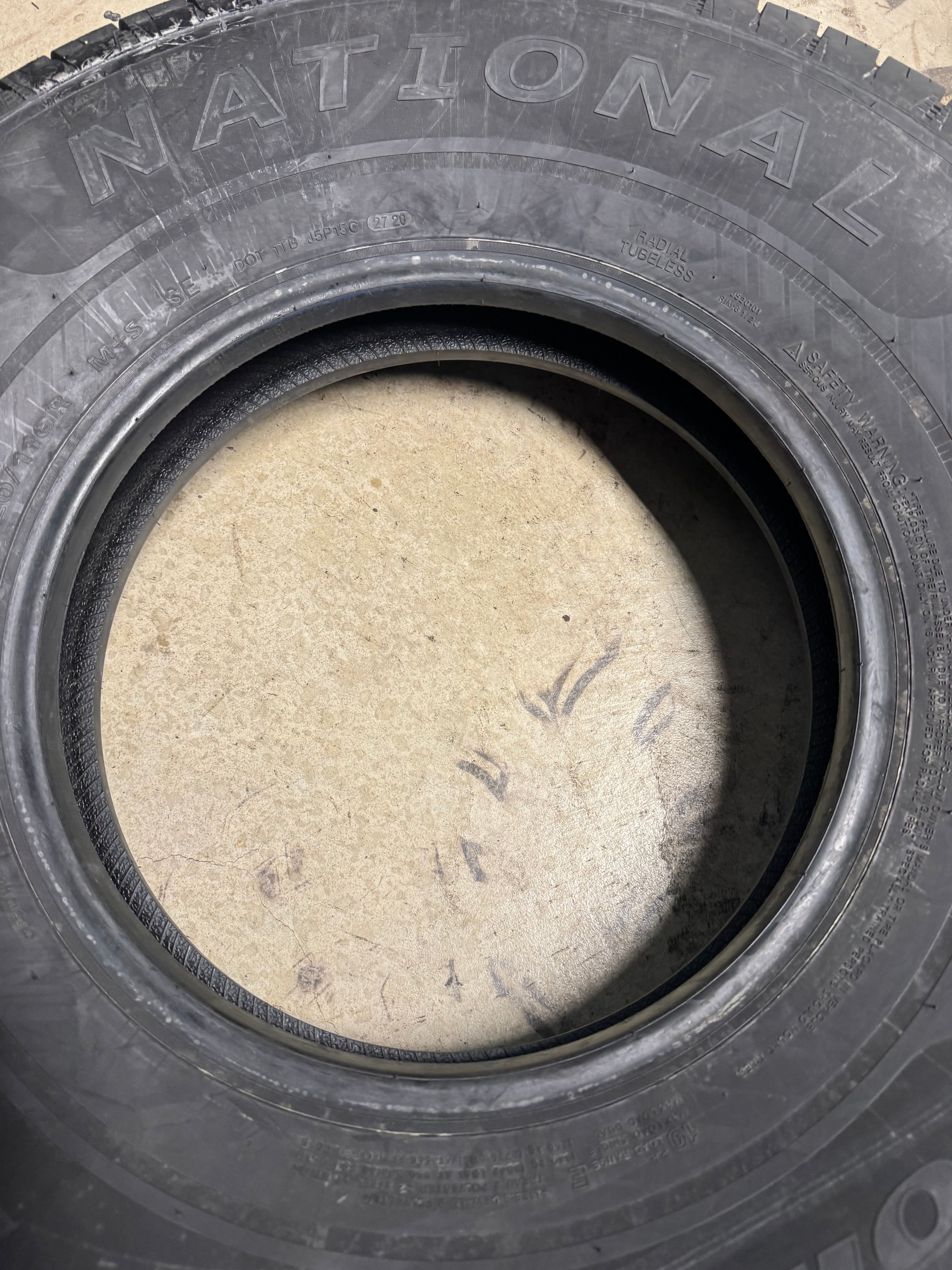 NOS NATIONAL COMMANDO HTS BSW LT 235 85 16 120/116R 10PLY HIGHWAY TERRAIN TIRE NHT17