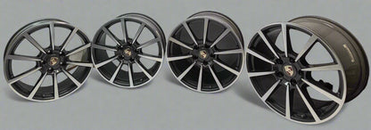 GENUINE PORSCHE 911 RAD CARRERA CLASSIC II 20X11 20X8.5 STAGGERED SET WHEELS