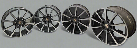 GENUINE PORSCHE 911 RAD CARRERA CLASSIC II 20X11 20X8.5 STAGGERED SET WHEELS