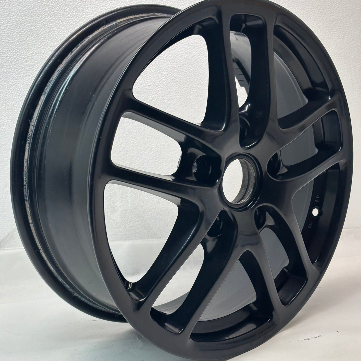 4 USED PORSCHE STAGGERED WHEEL SET F-17X6.5 ET 55 R- 17X12 ET 50 98736212601 98736212206