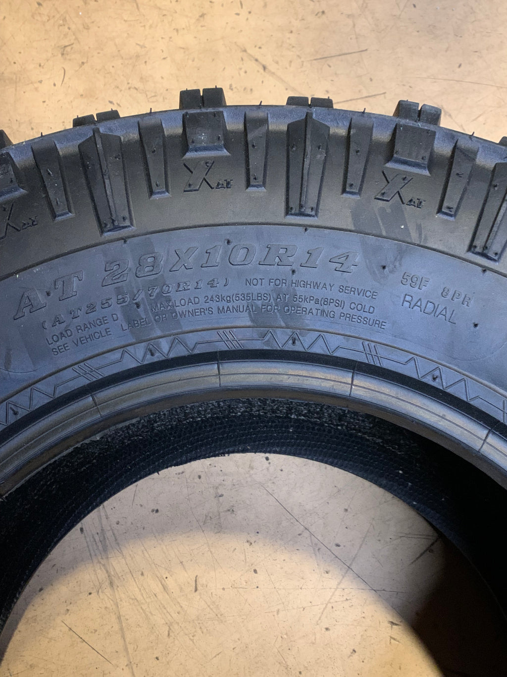 SEDONA COYOTE BSW AT 28 10 14 59F 8PLY ATV/UTV TIRE ‎CO28X1014