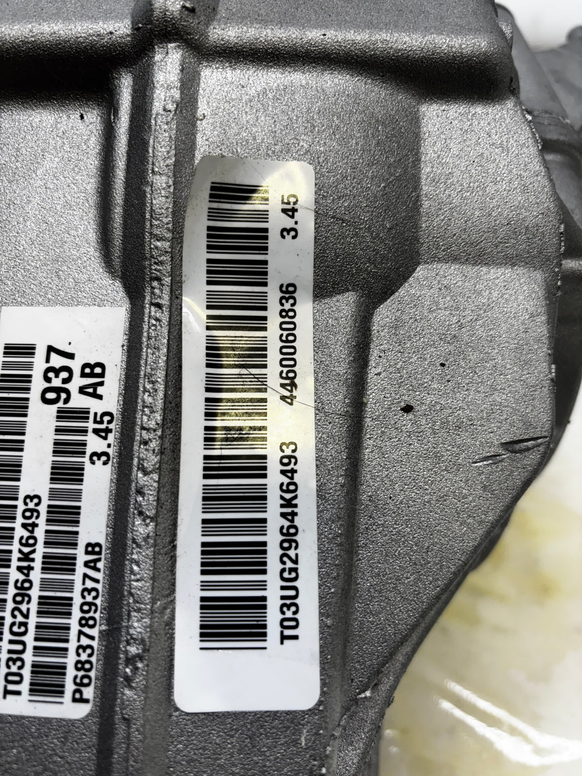 GENUINE MOPAR REAR AXLE DIFFERENTIAL 2014-2024 JEEP 68378937AB