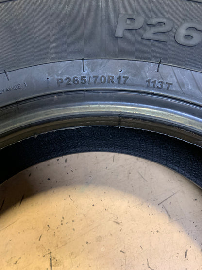 DEXTERO DHT2 BSW P  265 70 17 113T HIGHWAY TERRAIN TIRE 100AY432