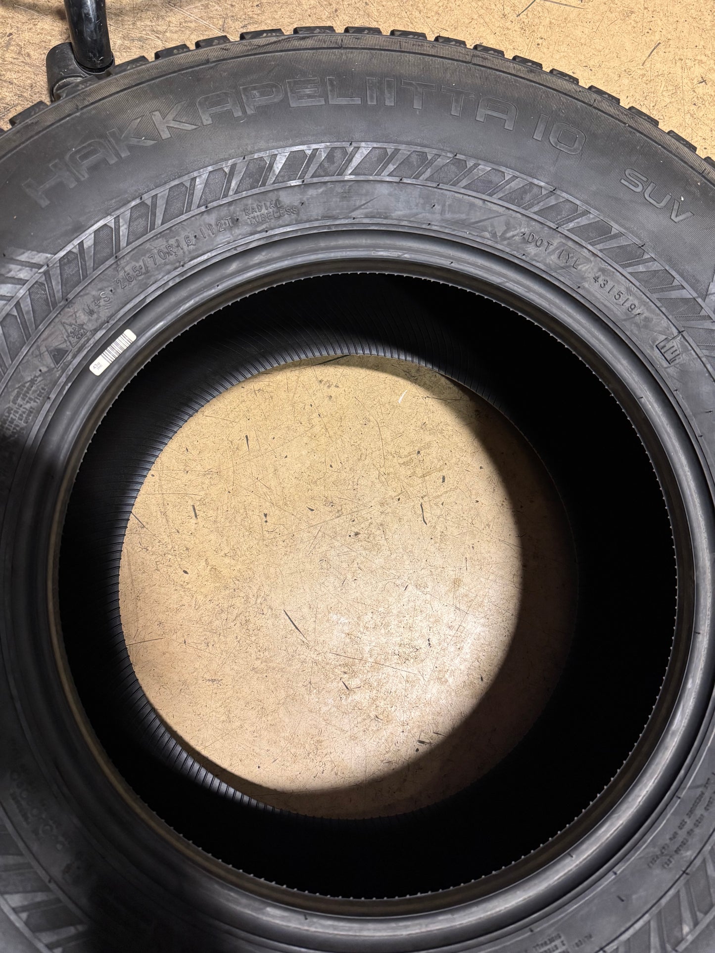 NOKIAN HAKKAPELIITTA 10 SUV BSW P 265 70 16 112T WINTER TIRE TS32485