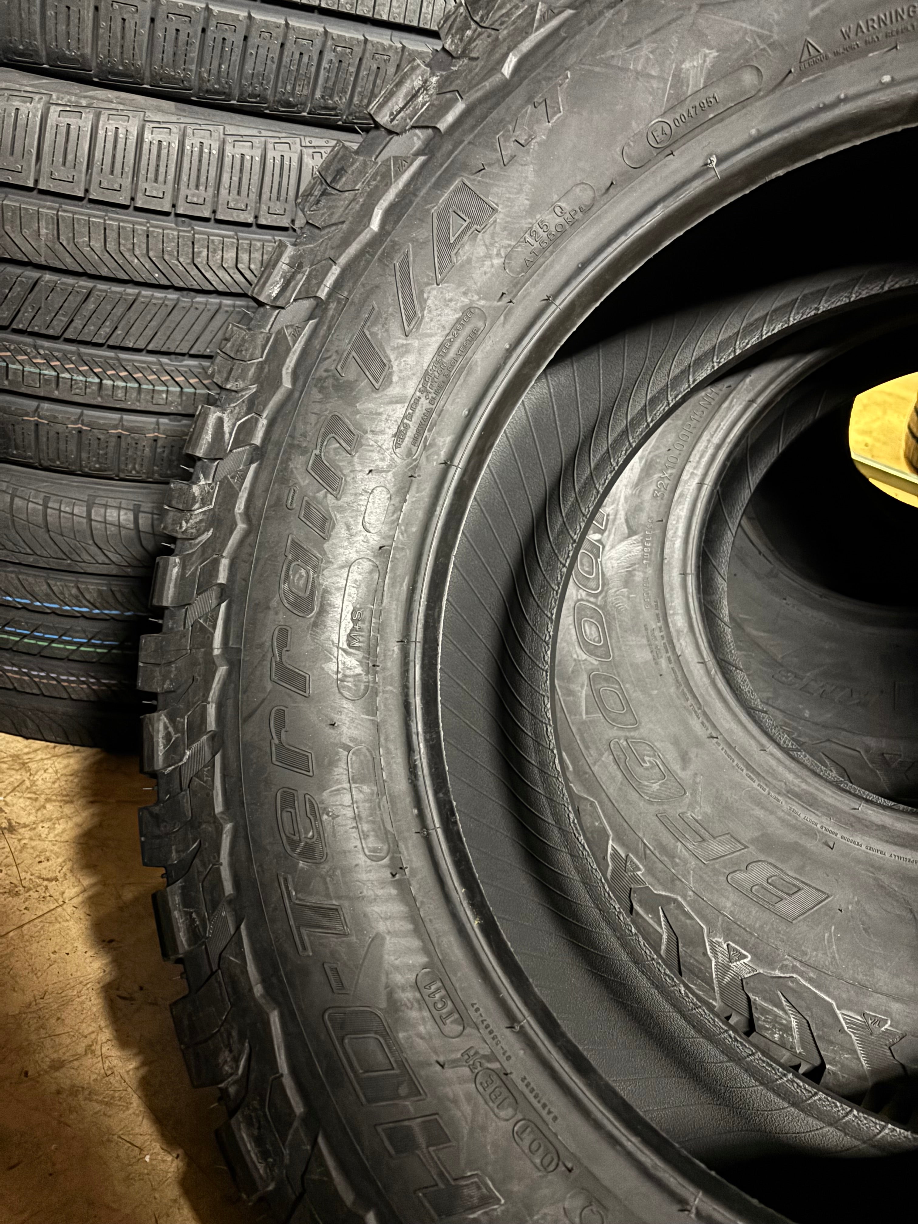 (KSL ONLY) 2 BFGOODRICH HD TERRAIN KT BSW LT 35 12.5 20 125Q LRF 12 PLY MUD TERRAIN TIRES 23371
