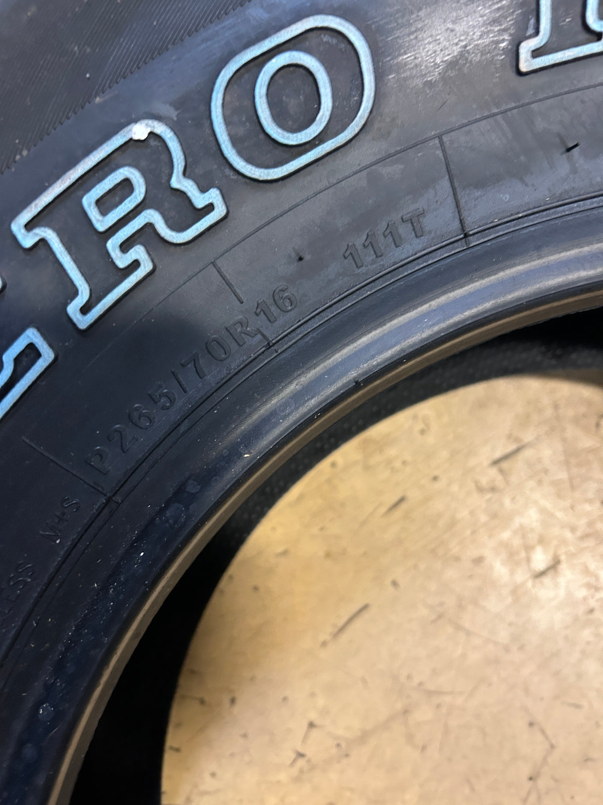 GT RADIAL SAVERO HT2 OWL P 265 70 16 111T HIGHWAY TIRE B444
