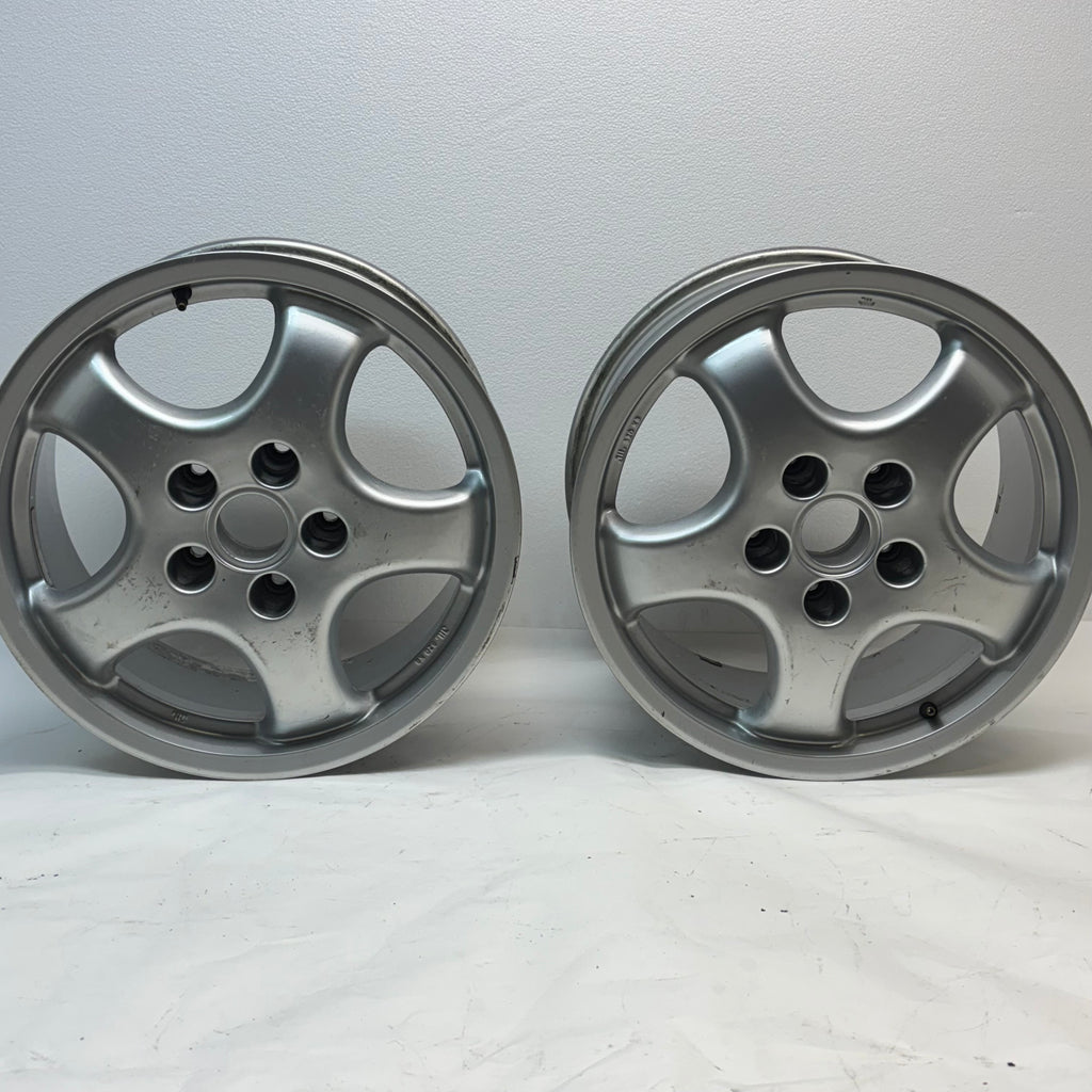 USED CUP 1 STYLE STAGGERED WHEELS FOR PORSCHE R:17X9 ET47 F: 17X7.5 ET52 MADE IN ITALY