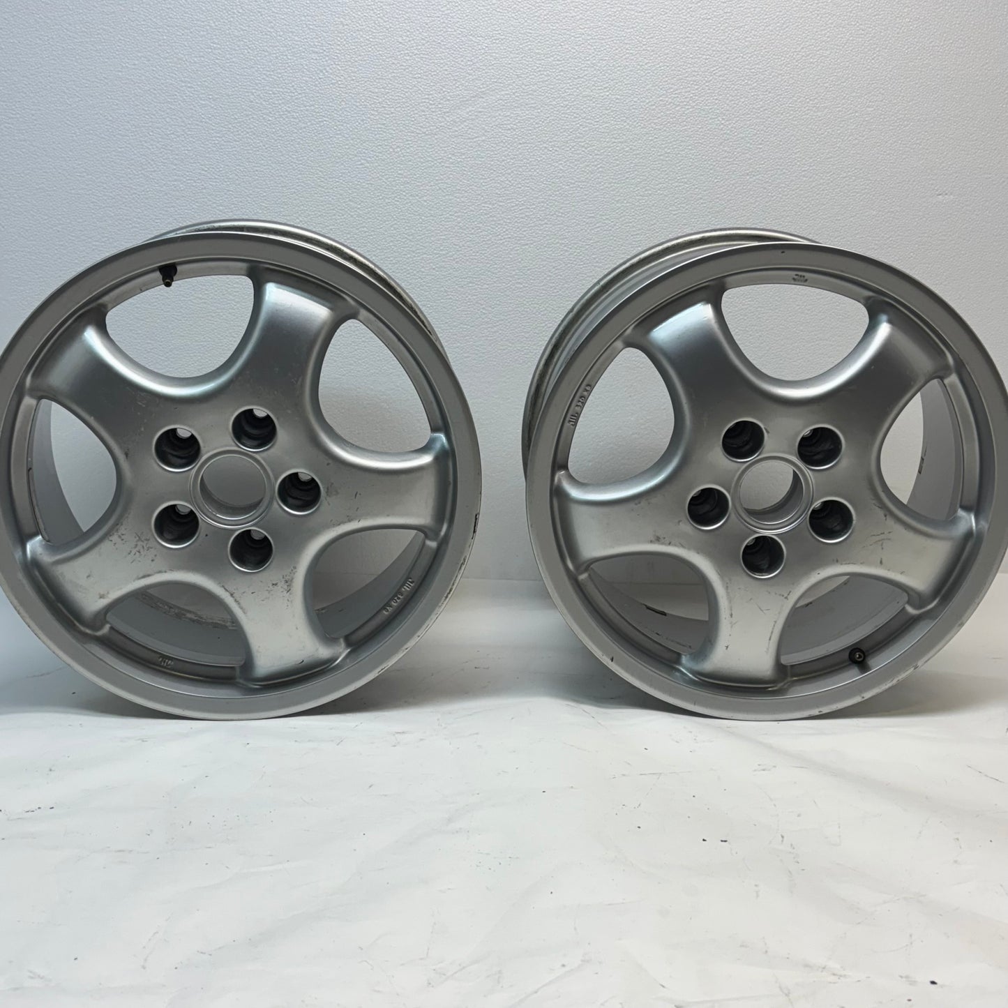 USED CUP 1 STYLE STAGGERED WHEELS FOR PORSCHE R:17X9 ET47 F: 17X7.5 ET52 MADE IN ITALY