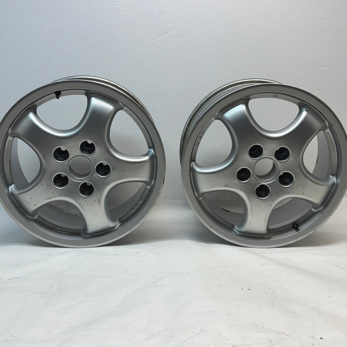 USED CUP 1 STYLE STAGGERED WHEELS FOR PORSCHE R:17X9 ET47 F: 17X7.5 ET52 MADE IN ITALY