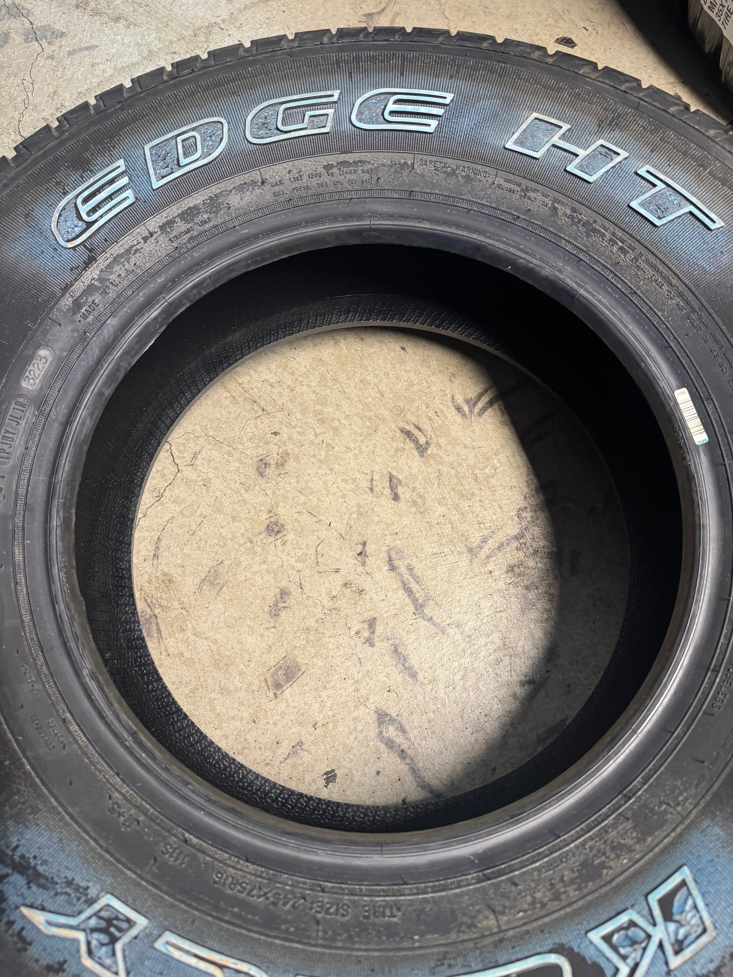 KELLY EDGE HT OWL P 245 75 16 111S HIGHWAY TERRAIN TIRE 357566313