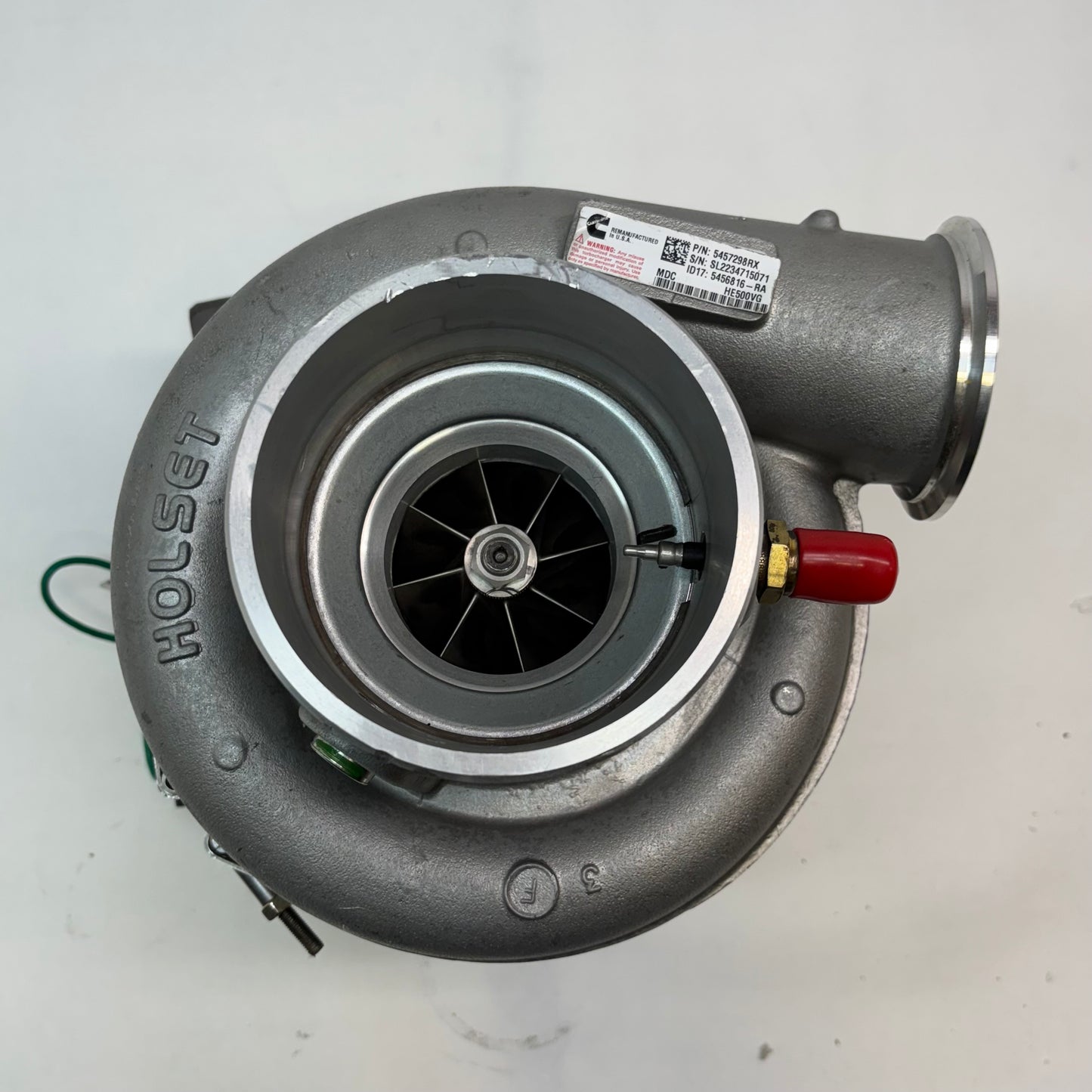 CUMMINS REMANUFACTURED HE500VG TURBOCHARGER KIT WITHOUT ACTUATOR FOR ISX15 APPLICATIONS 5457298RX