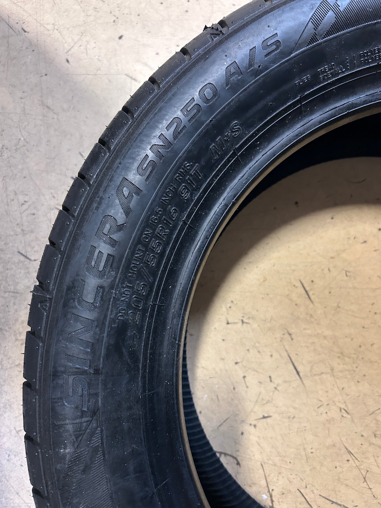 FALKEN SINCERA SN250 A/S BSW P 205 55 16 91T ALL SEASON TIRE 28294483
