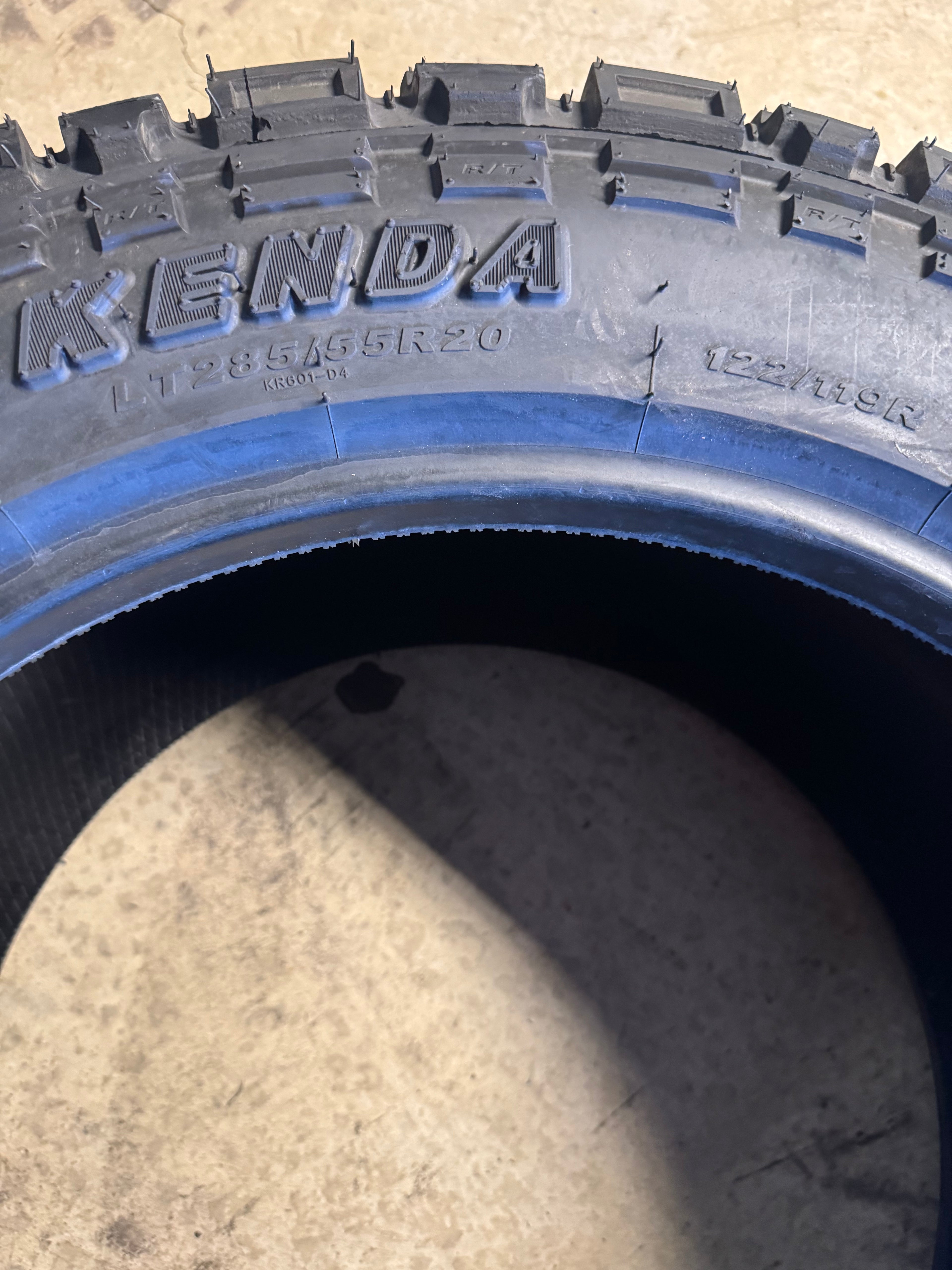 KENDA KLEVER R/T KR601 BSW LT 285 55 20 122/119R 10PLY RUGGED TERRAIN TIRE 601019
