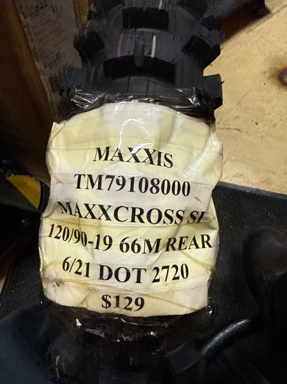 MAXXIS MAXX CROSS SI BSW 120 90 19 66M REAR DIRT BIKE TIRE 8708066