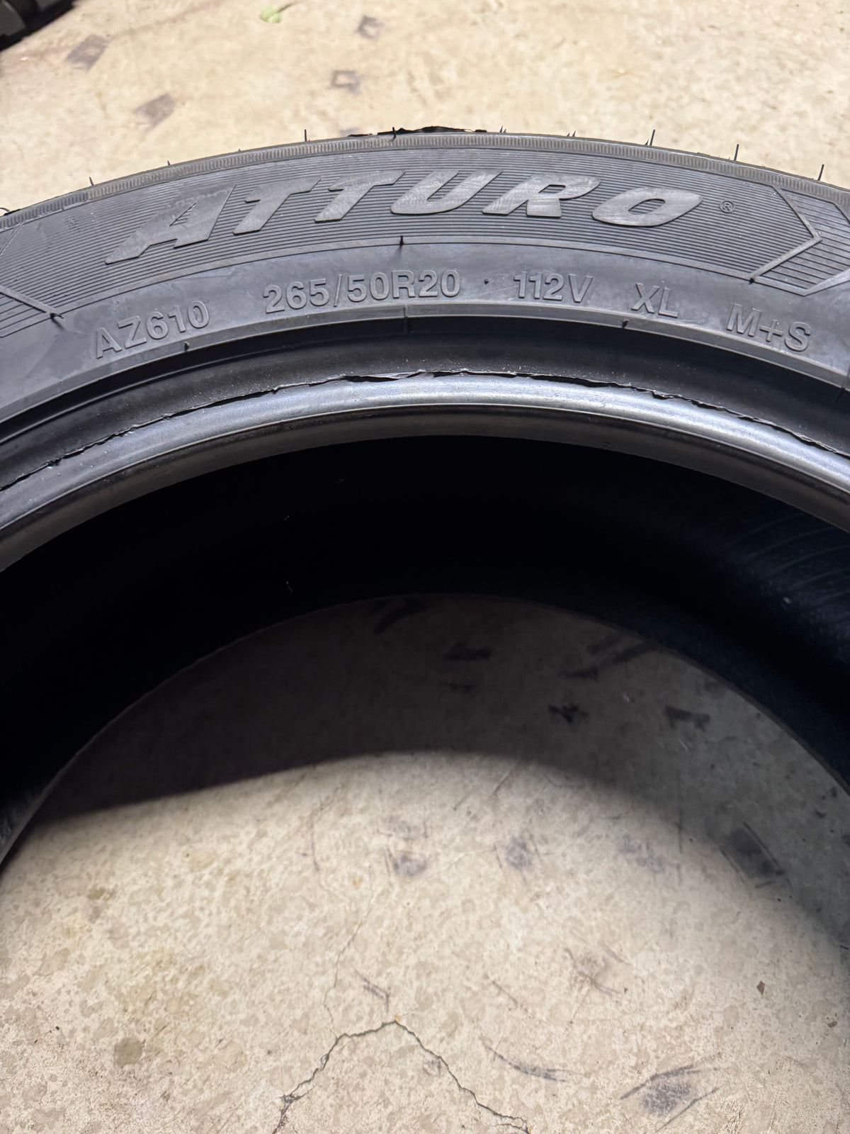 ATTURO AZ610 BSW P 265 50 20 112V XL ALL SEASON TIRE 53020