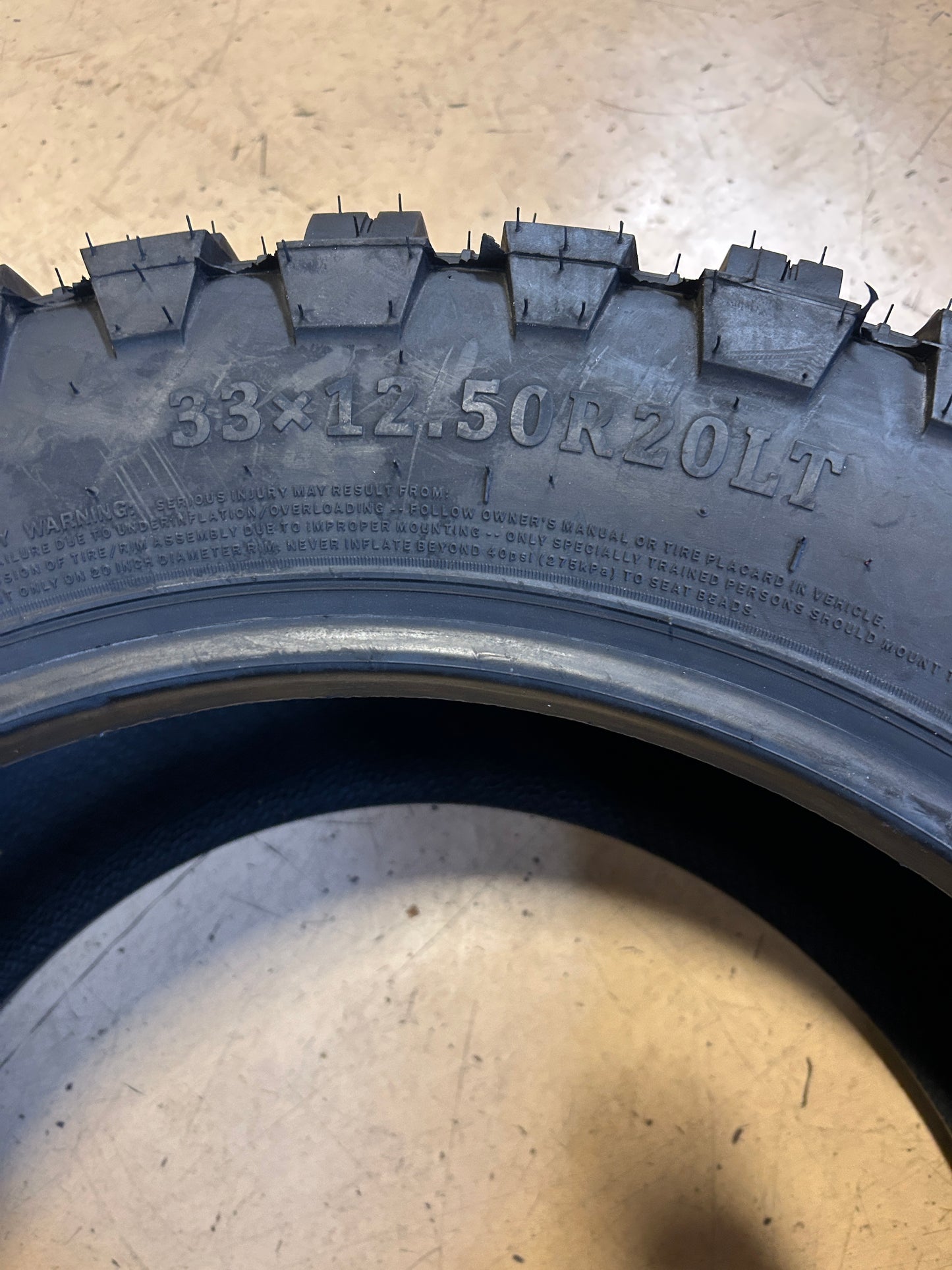 RBP REPULSOR M/T BSW LT 33 12.5 20 114Q 10PLY MUD TIRE RBPMT20125010