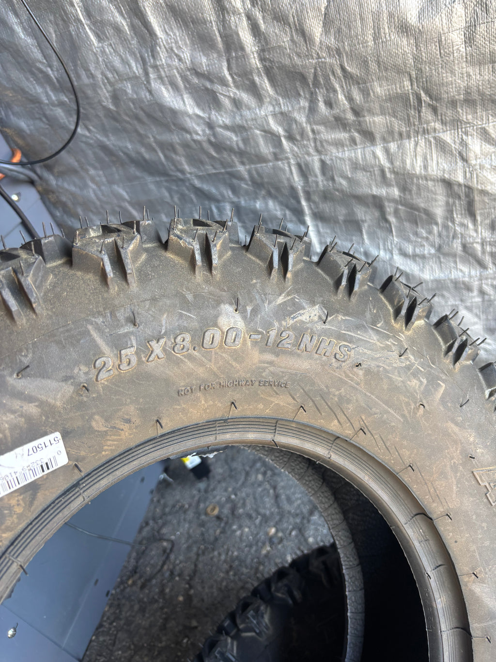 NOS CARLISLE ALL TRAIL BSW AT 25 8 12 4PLY ATV/UTV TIRE 511507