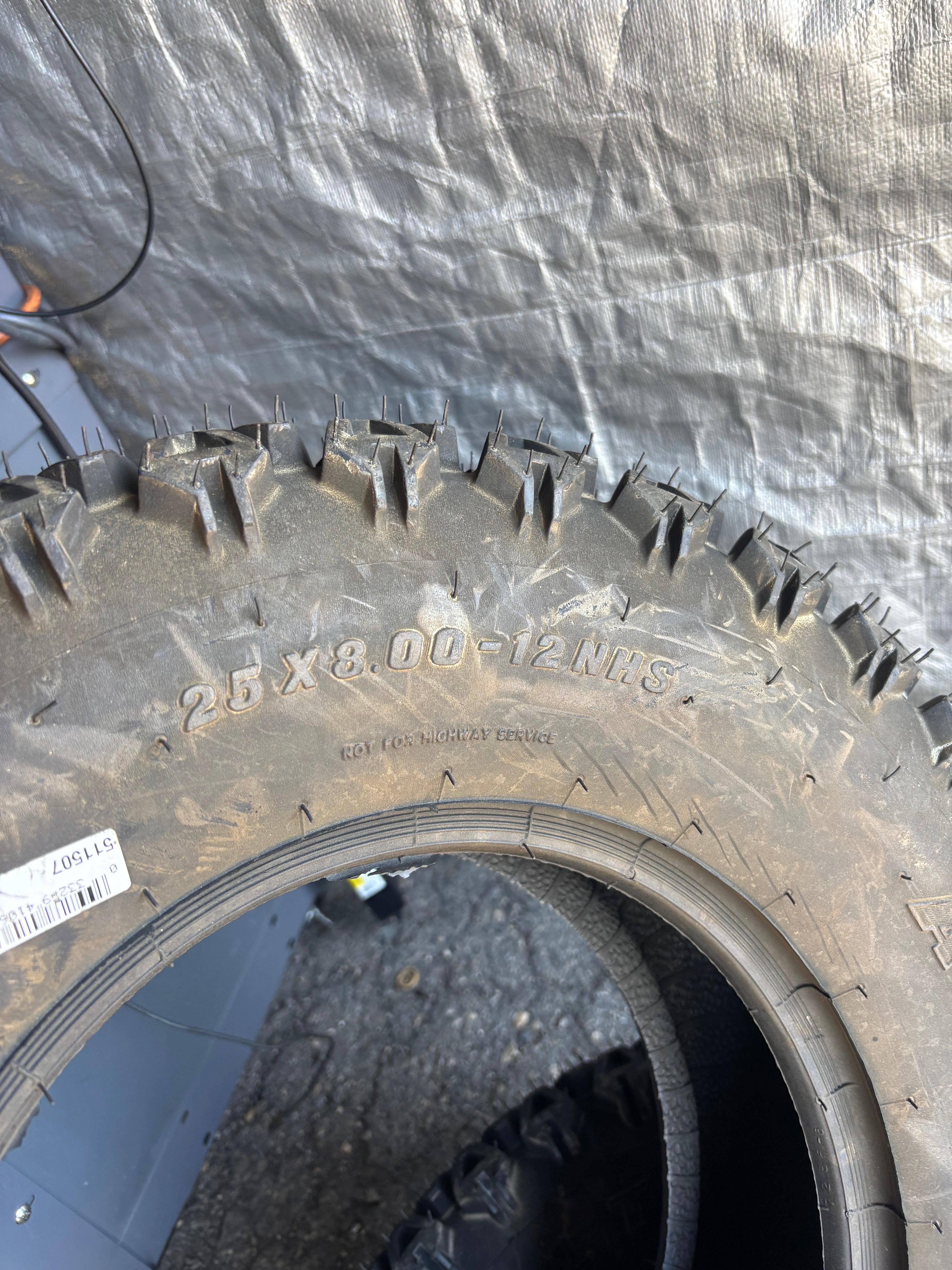 NOS CARLISLE ALL TRAIL BSW AT 25 8 12 4PLY ATV/UTV TIRE 511507