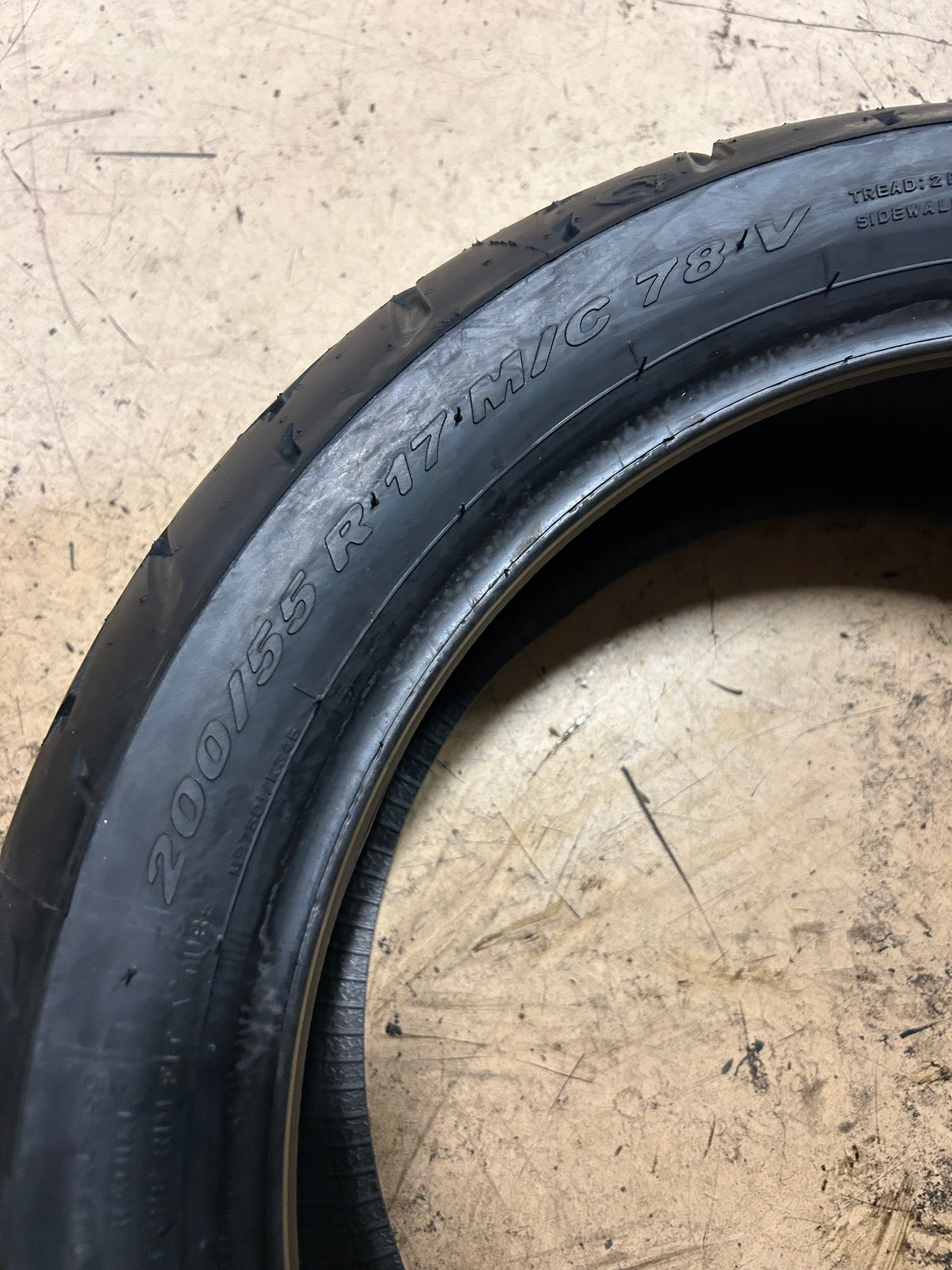 PIRELLI NIGHT DRAGON GT BSW 200 55 17 78V REAR MOTORCYCLE TIRE 2595600